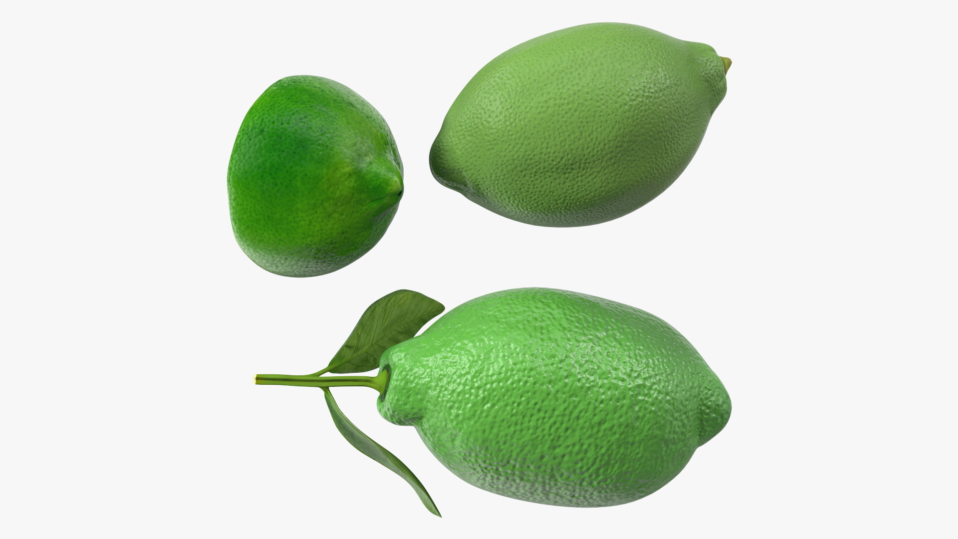 3D model Green Lemon Set