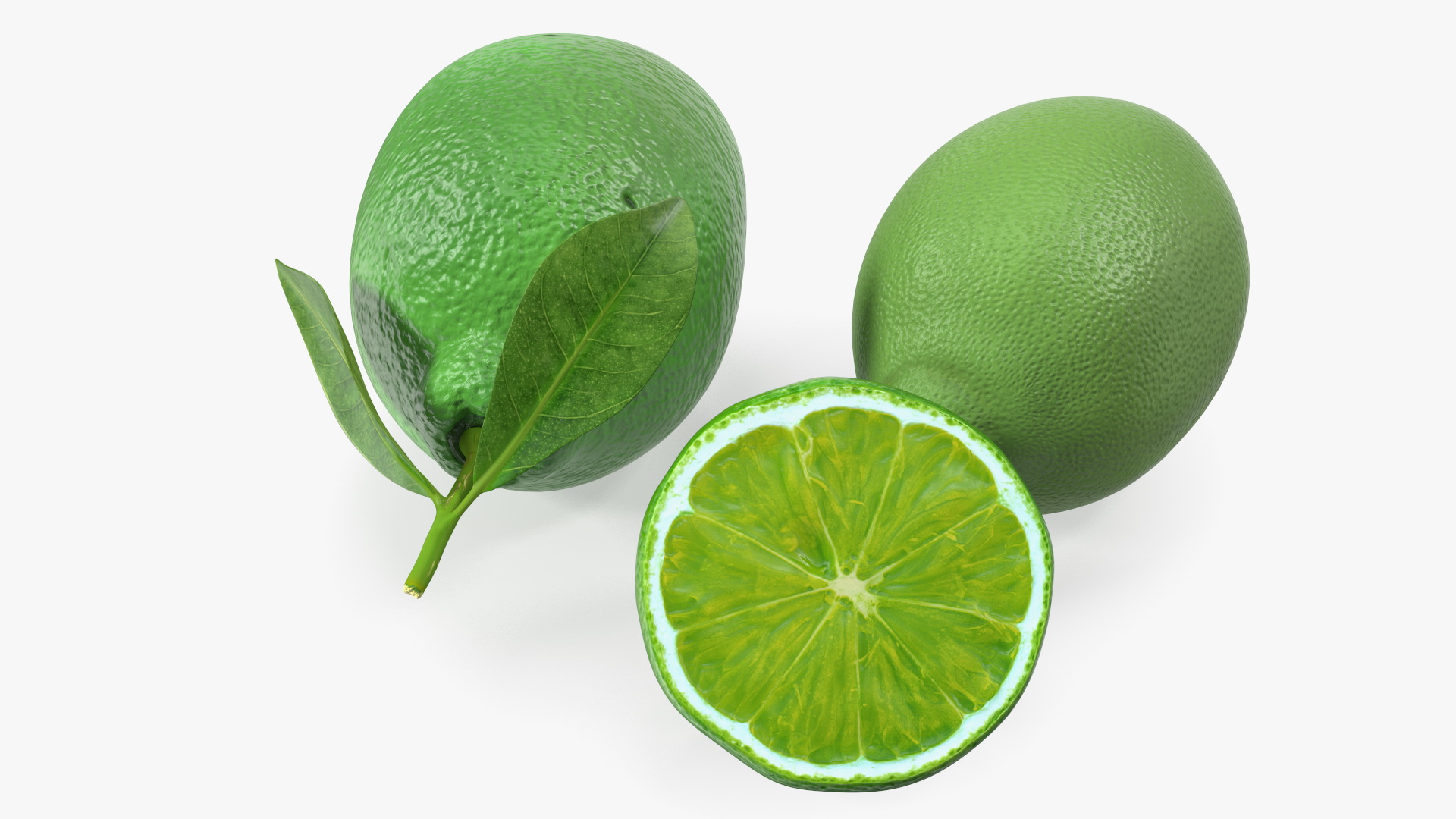 3D model Green Lemon Set