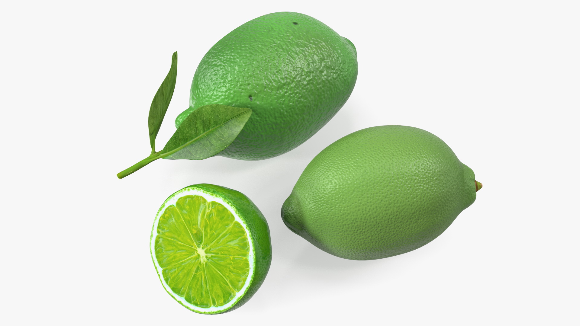 3D model Green Lemon Set