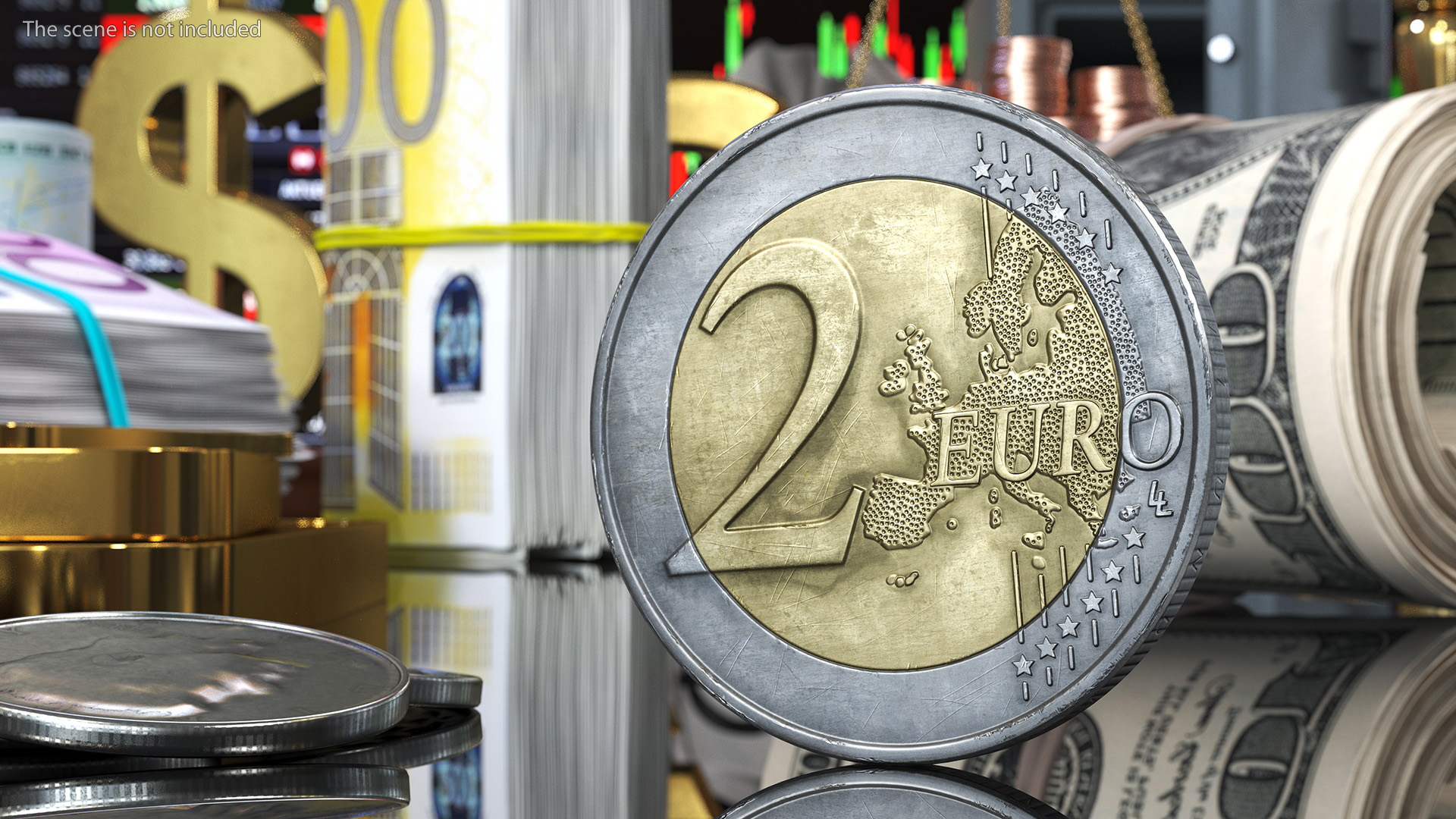 Germany 2 Euro Coin 3D model