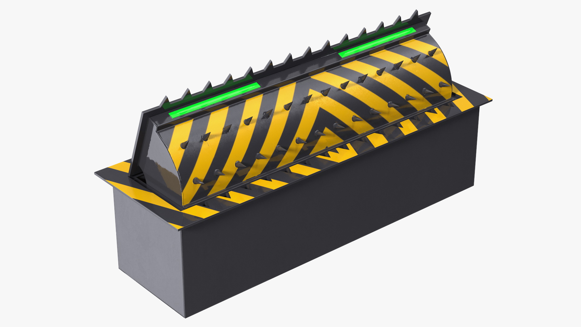 Roadblock Barrier Medium 3D model