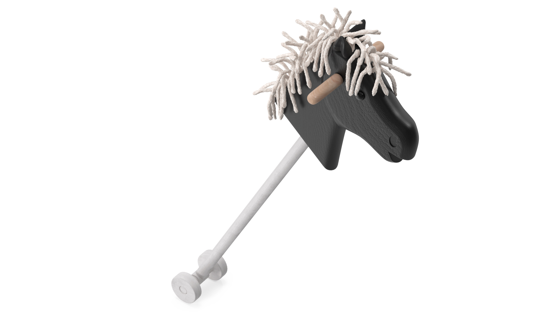 Hobby Horse Nursery Toy Black 3D model