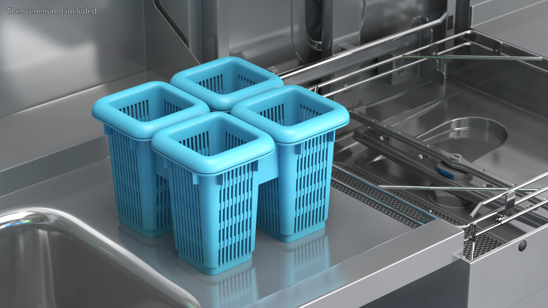 3D model Dishwasher Cutlery Basket