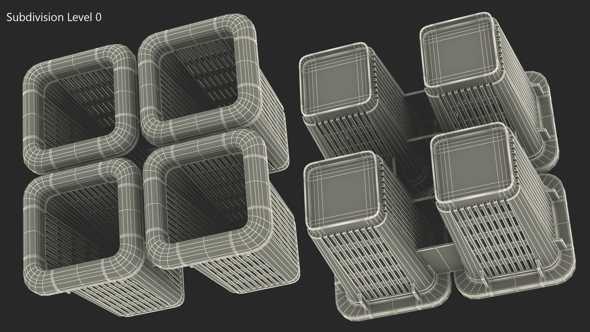 3D model Dishwasher Cutlery Basket