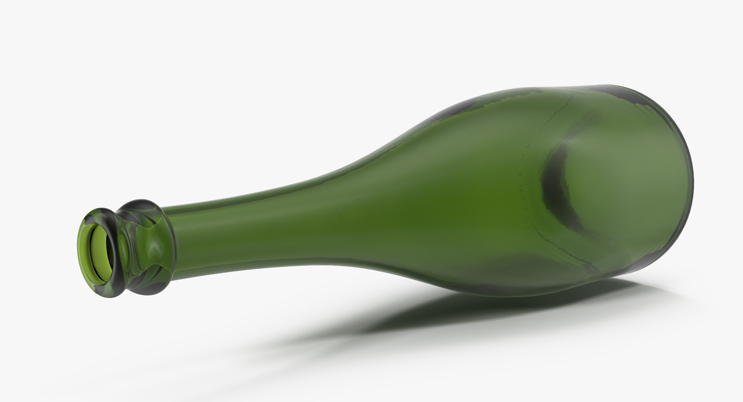 3D Champagne Bottle