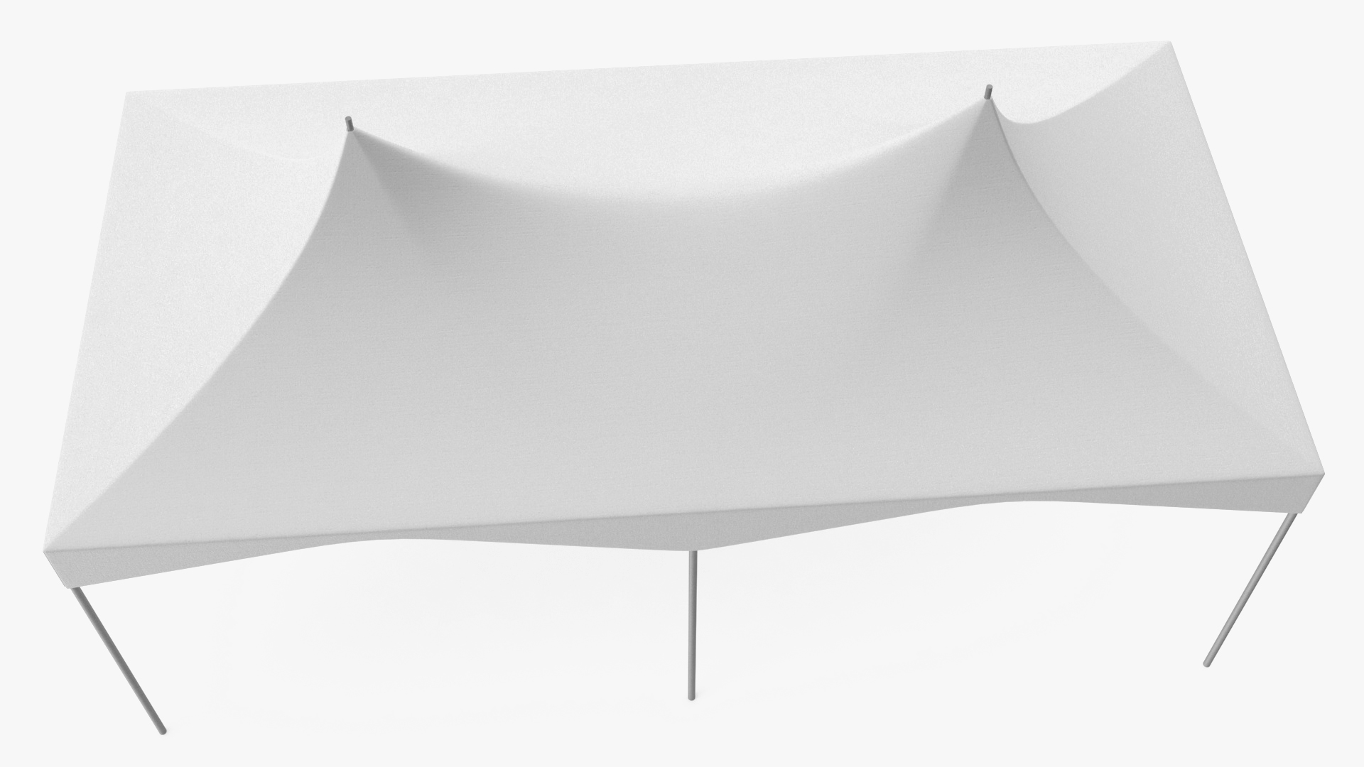 Outdoor Party Tent White 3D model