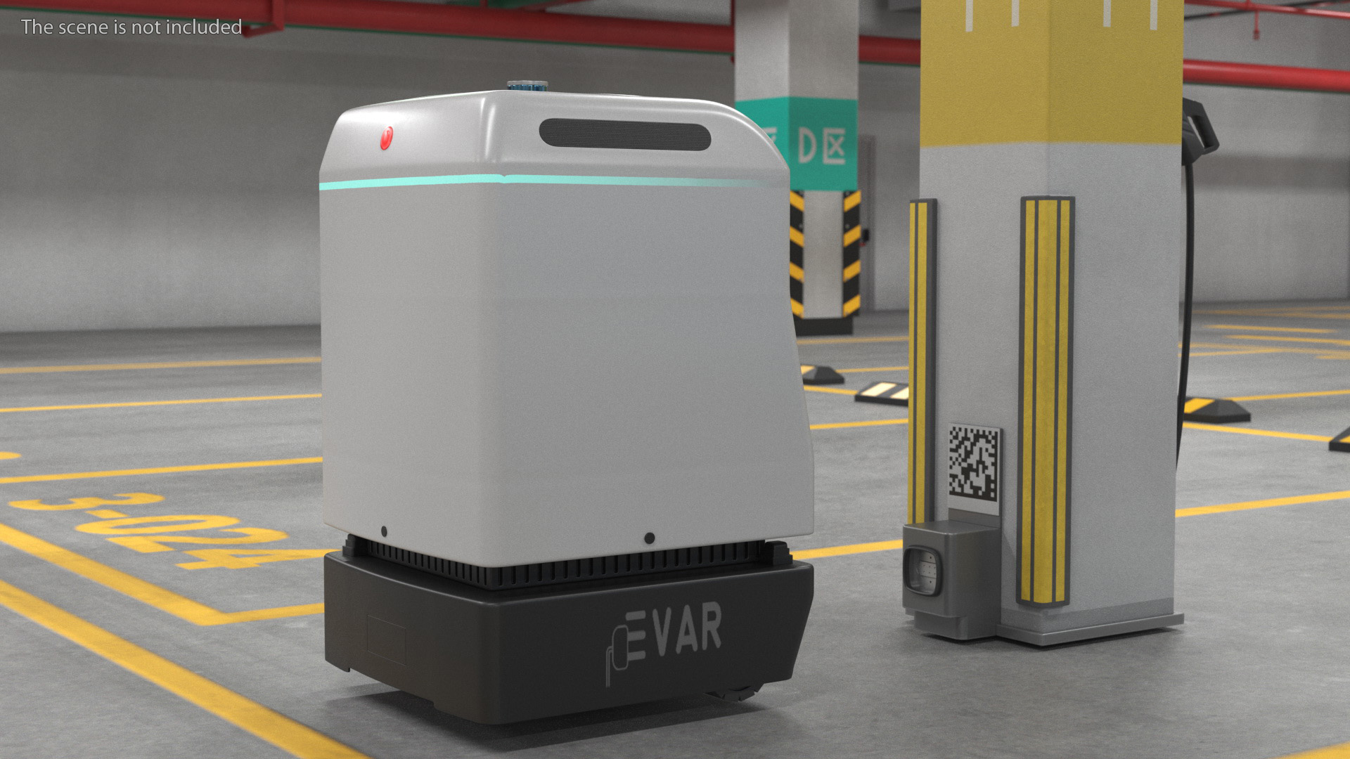 PARKY Autonomous EV Recharging Robot by EVAR 3D model