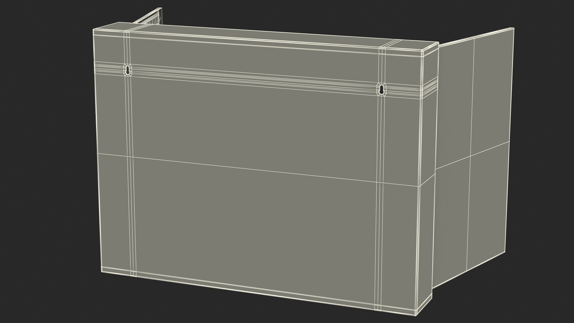 Large Key Cabinet 3D