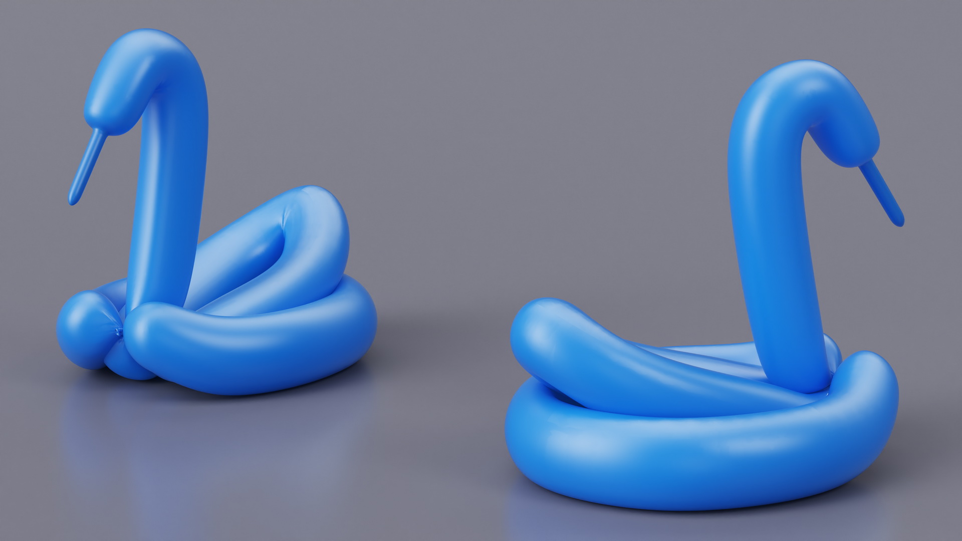 Balloon Animal Swan 3D model