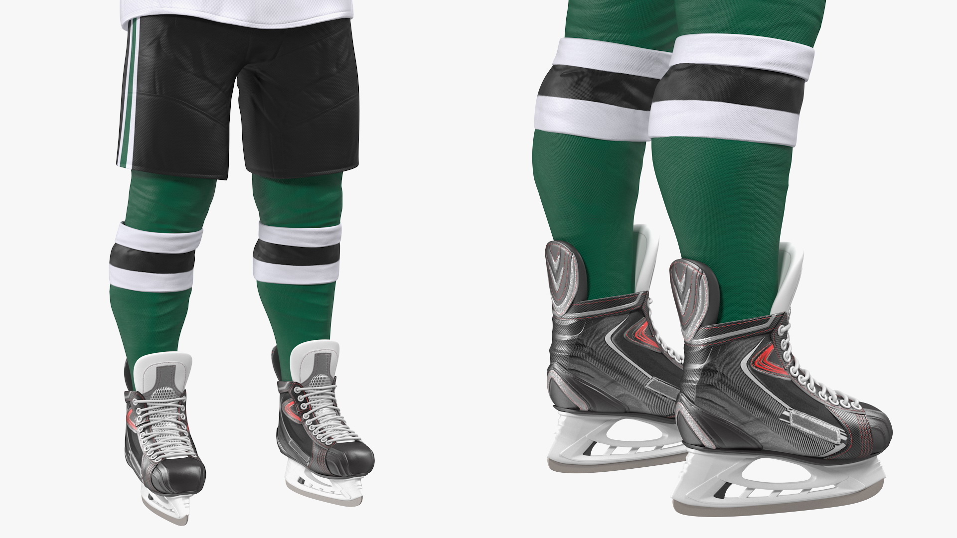 Hockey Equipment Green 3D