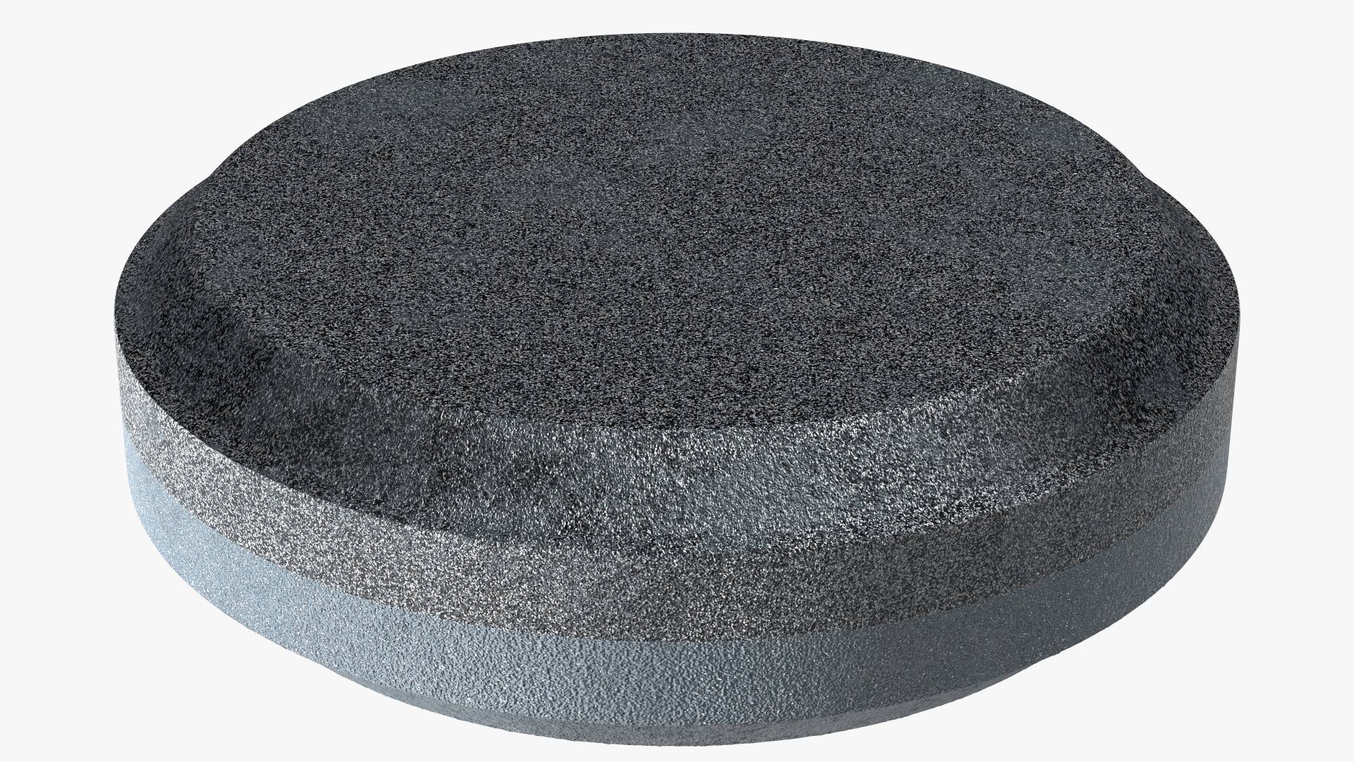 3D model Whetstone Round Grey