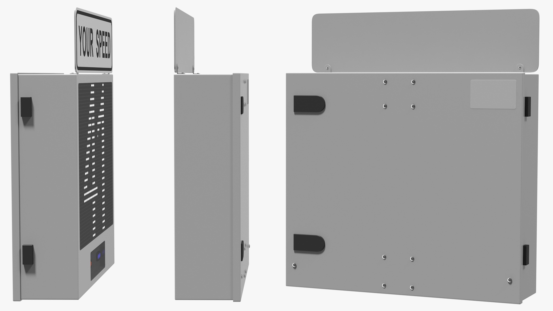 Electronic Modular Speed Display 3D