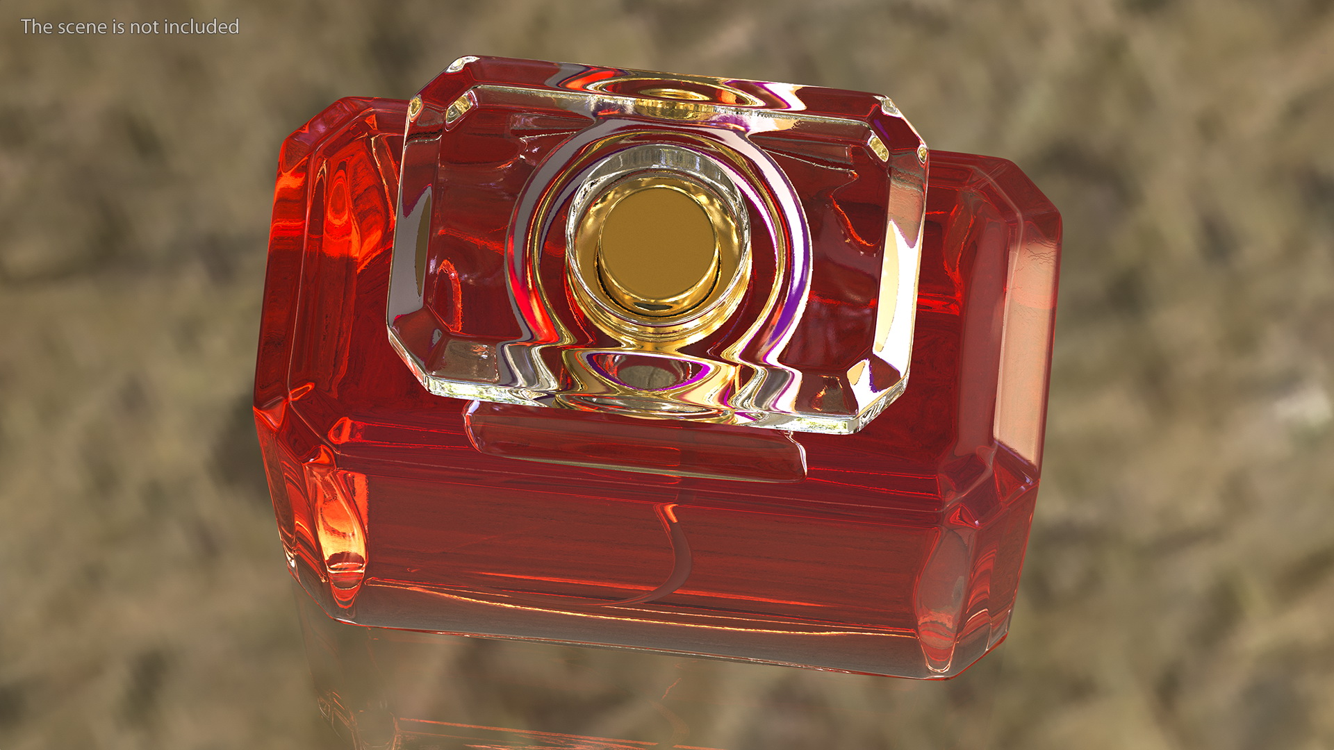 3D model Glass Perfume Bottle