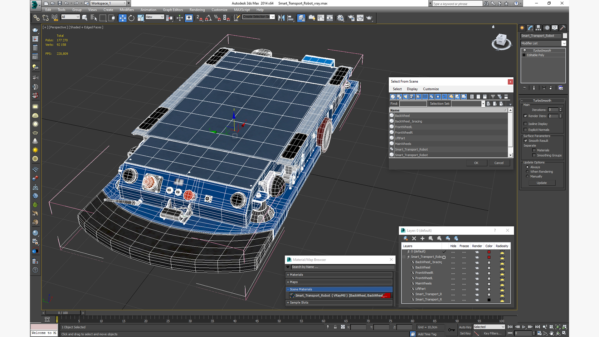 3D Smart Transport Robot