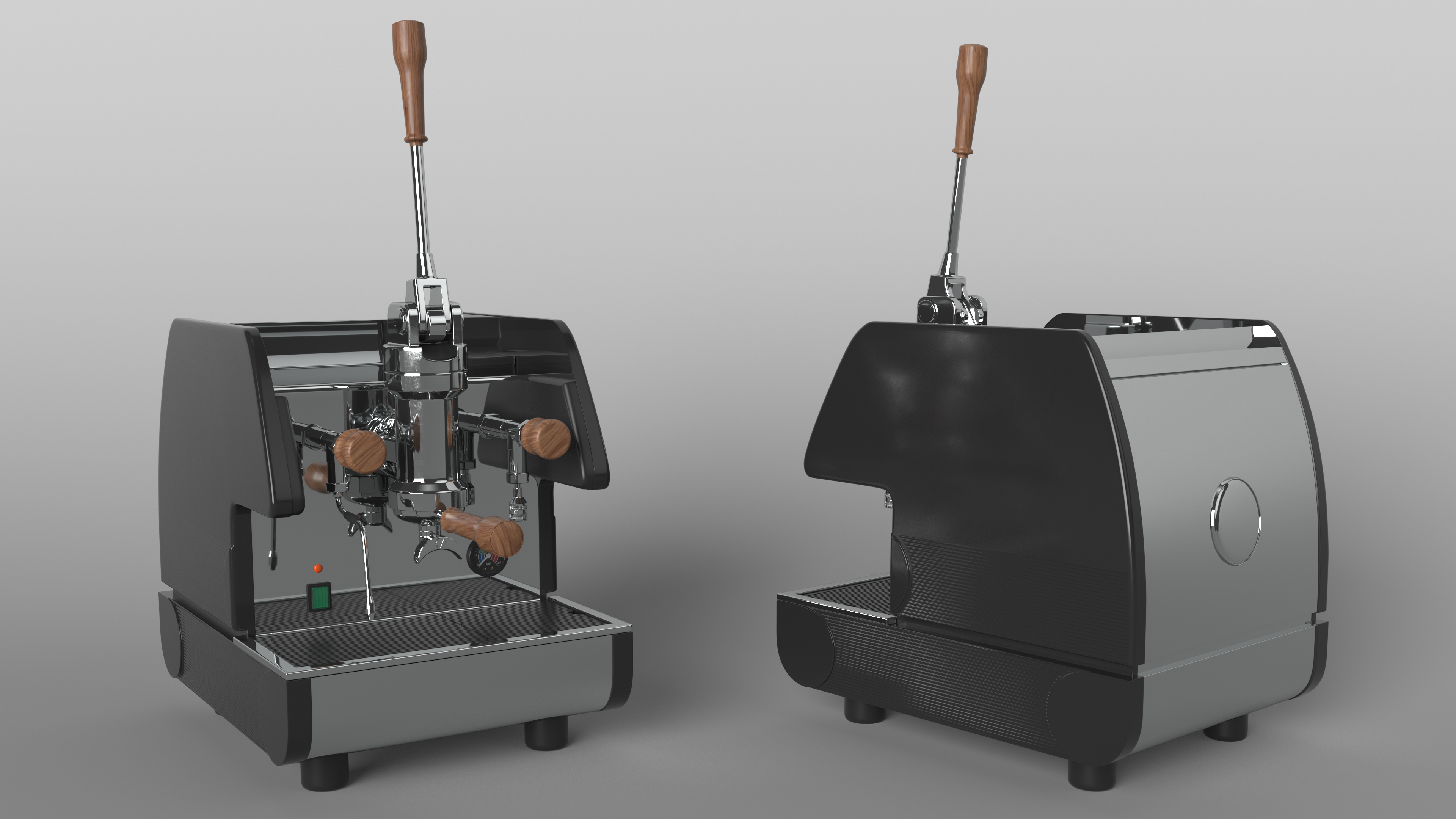 3D Commercial Single Group Lever Espresso Machine