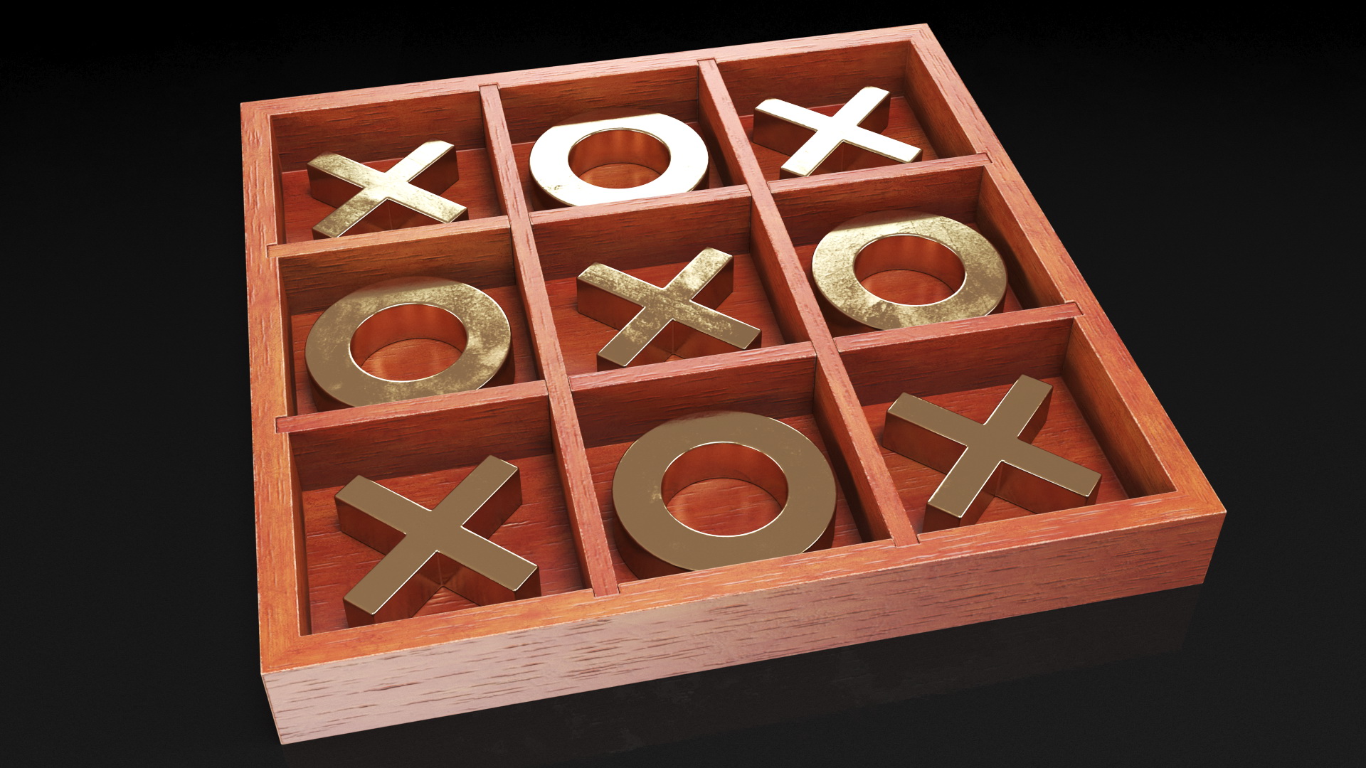 3D Tic Tac Toe Golden model