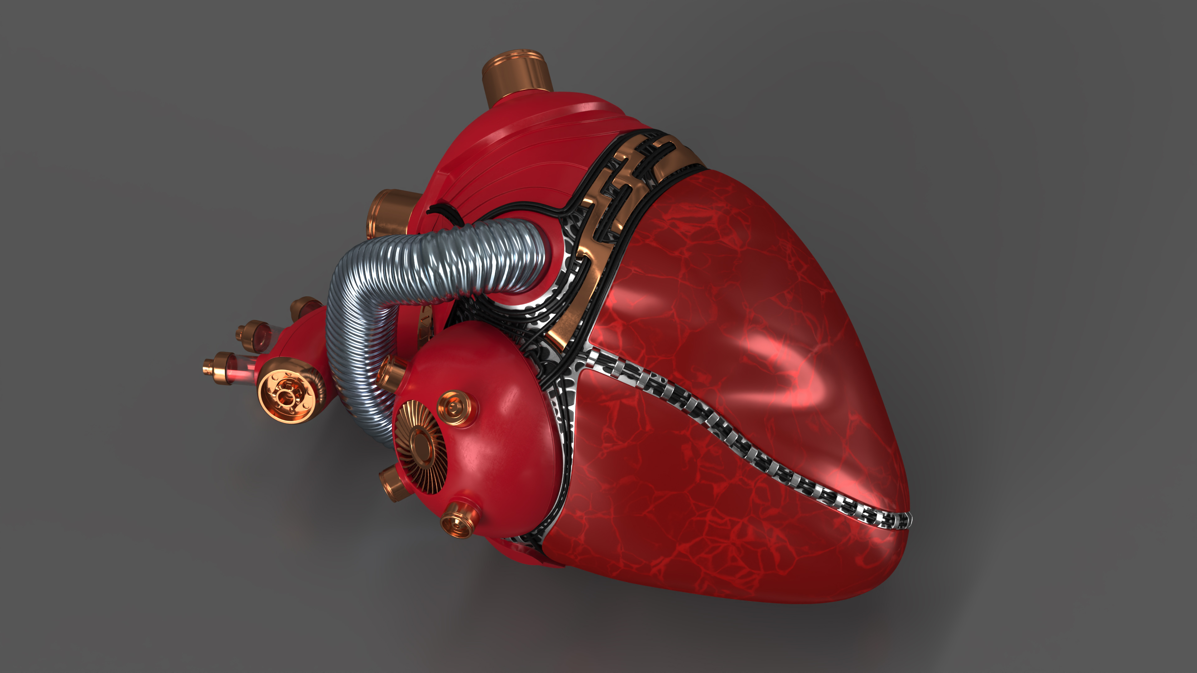 3D Bionic Robot Heart model