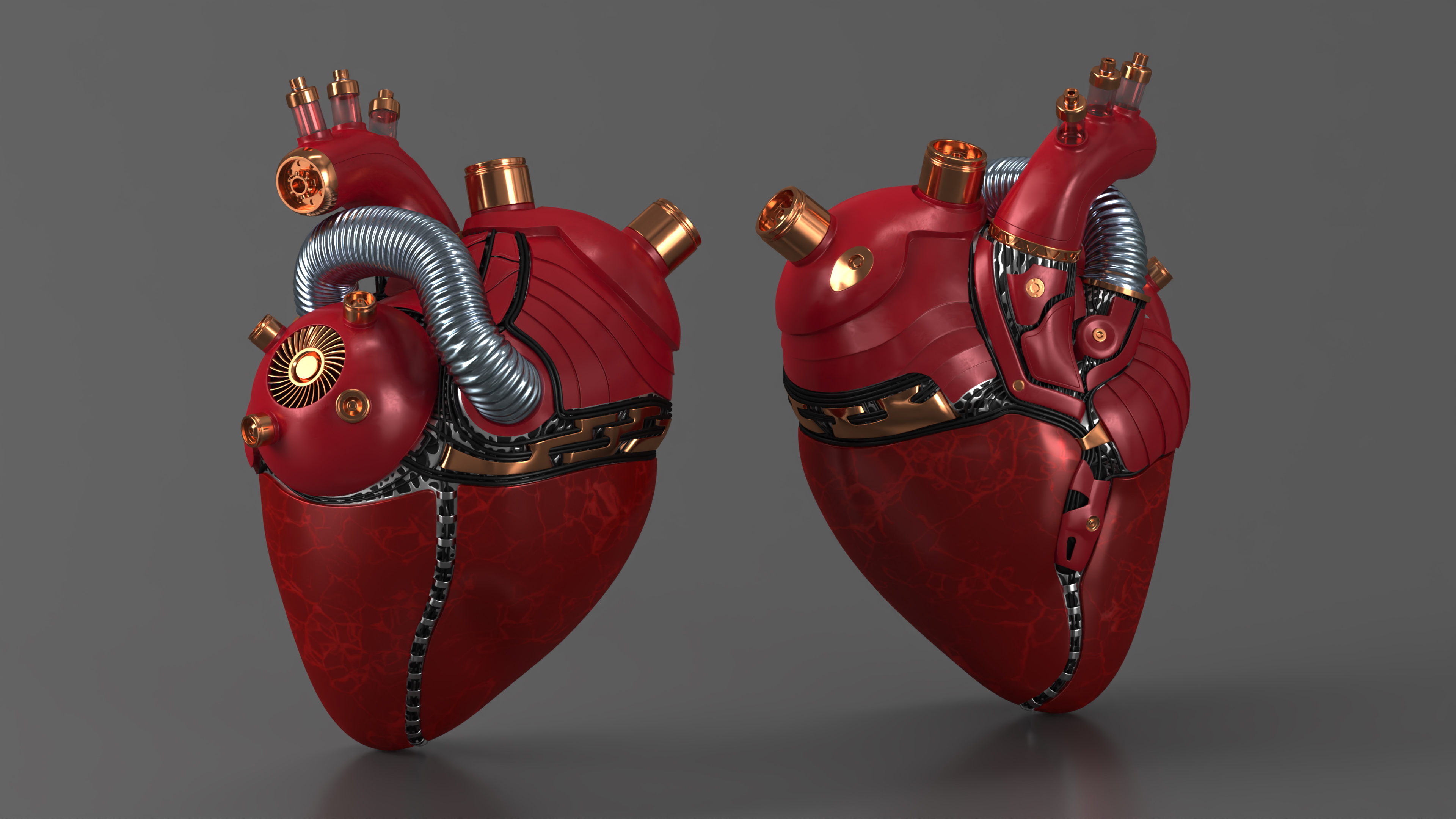 3D Bionic Robot Heart model