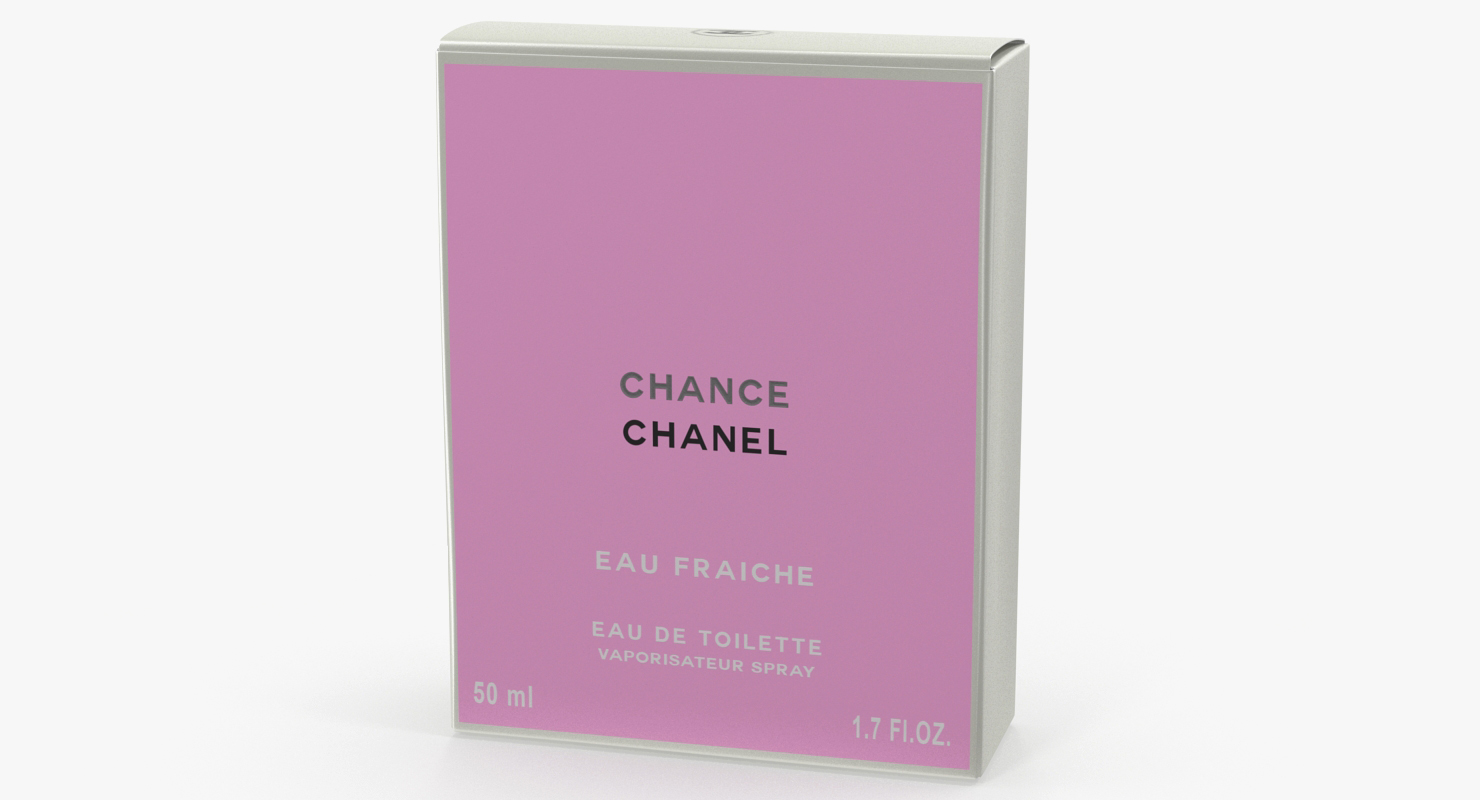 3D Parfum Box Chanel Chance Eau Fraiche