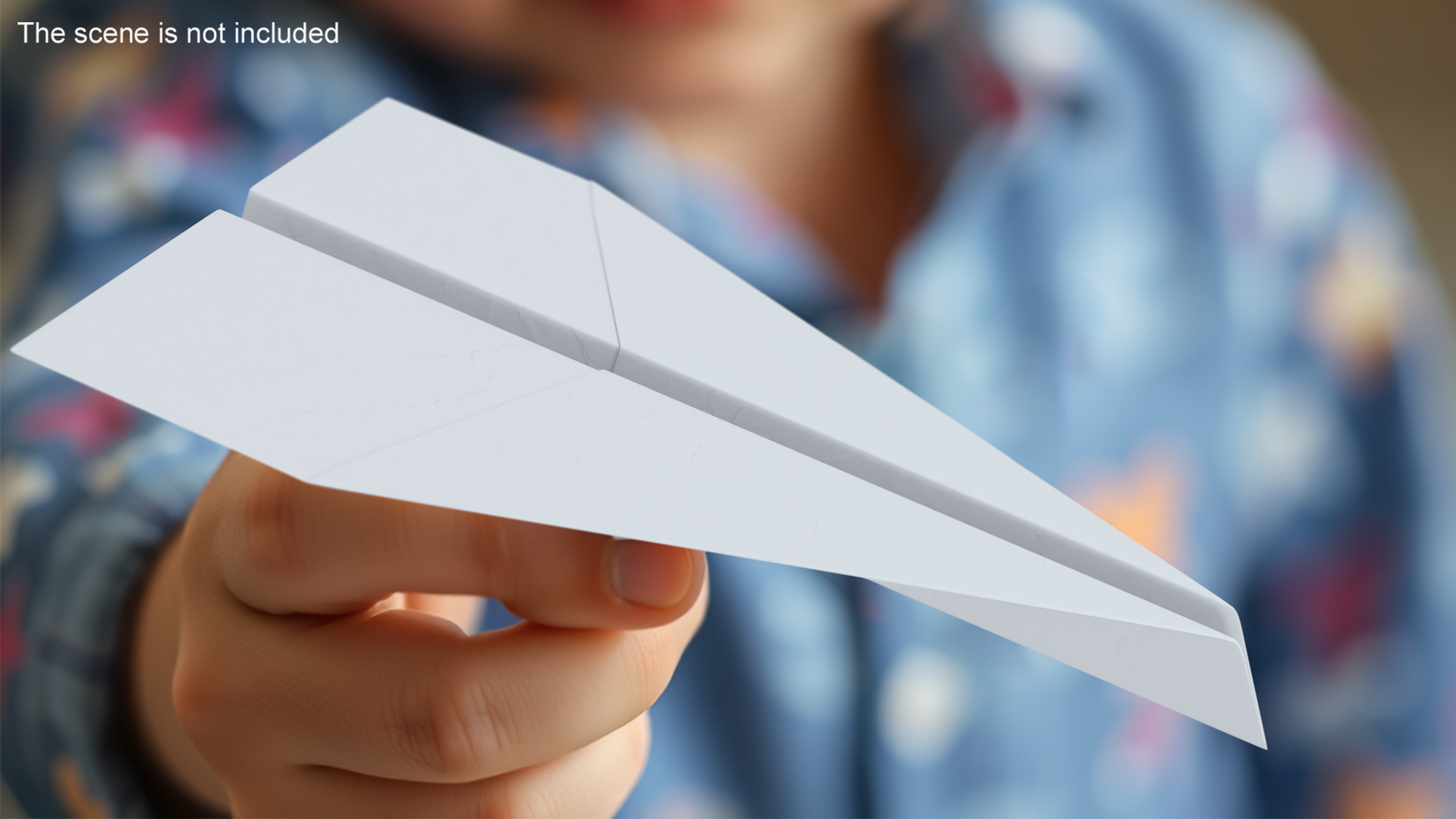 Paper Airplane 3D model