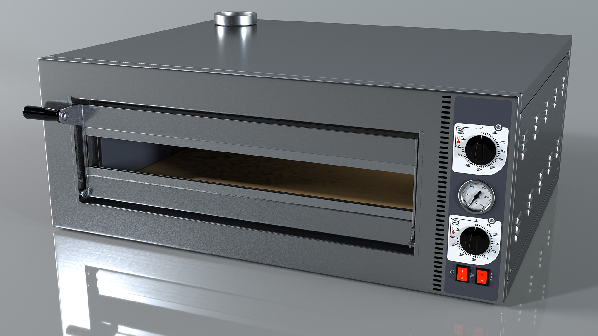 3D Single Deck Electric Pizza Oven