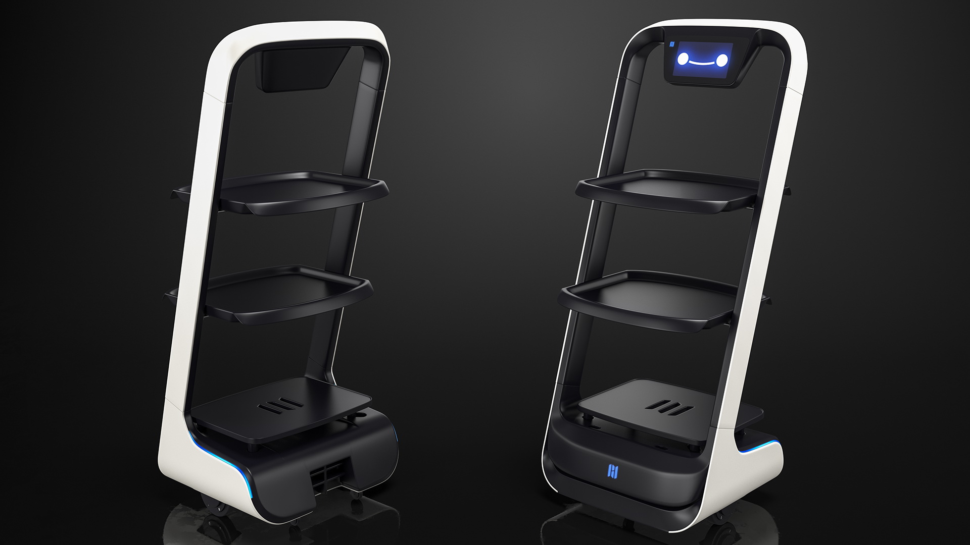 Restaurant Delivery Robot Waiter 3D