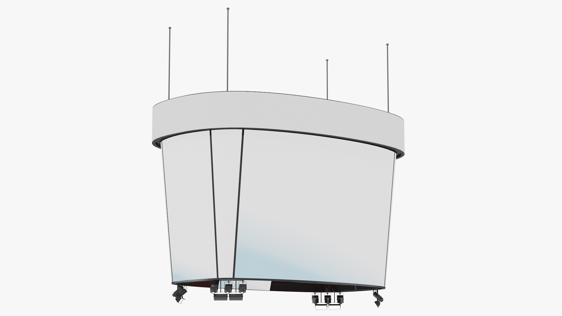 3D model Arena LED Scoreboard