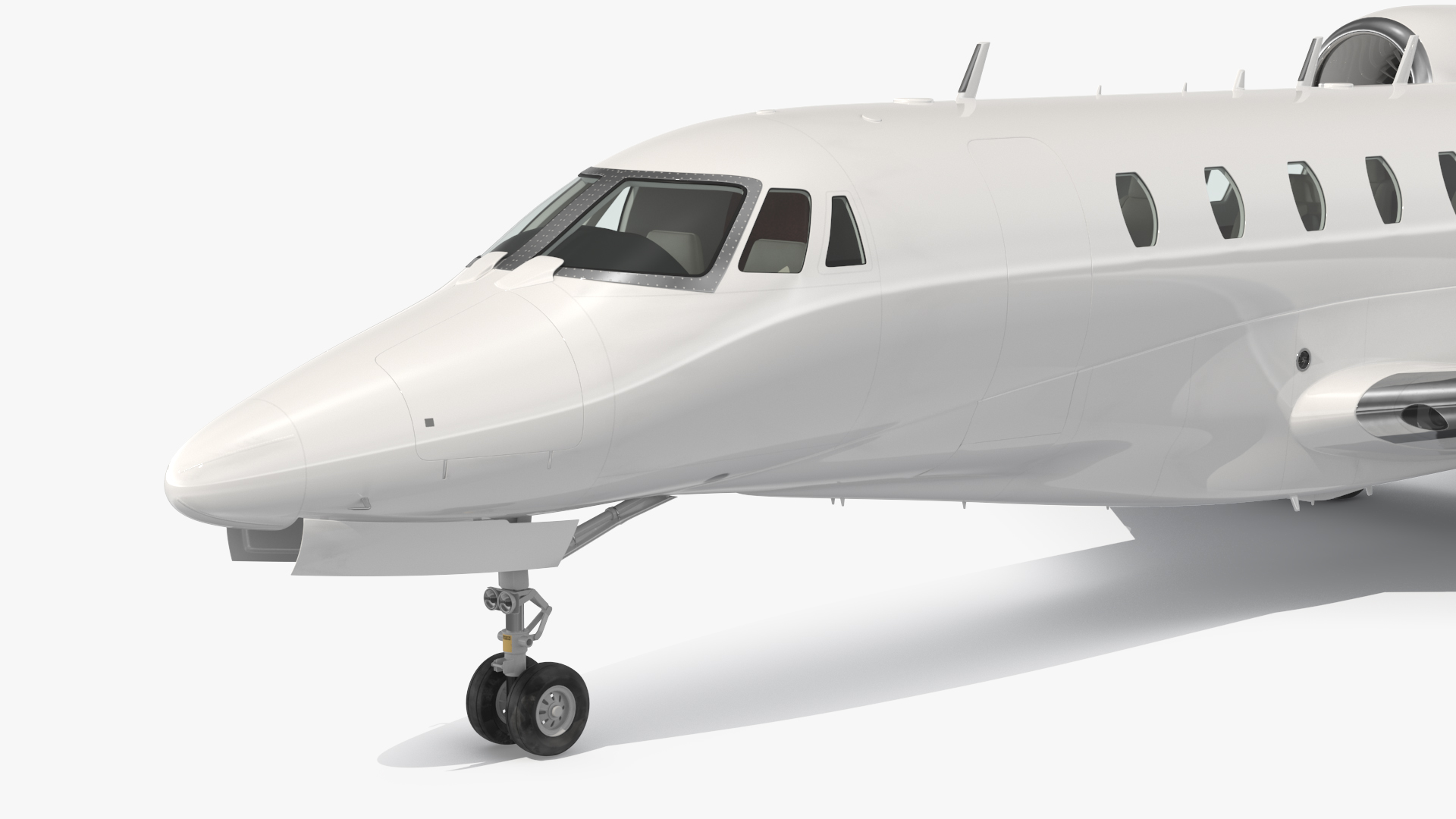 3D model Private Jet Cessna Citation X with Luxury Interior