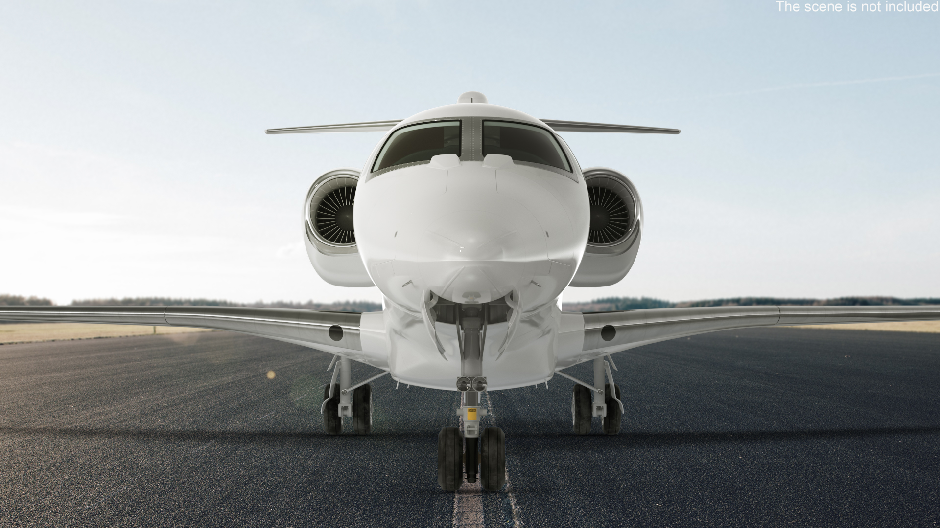 3D model Private Jet Cessna Citation X with Luxury Interior