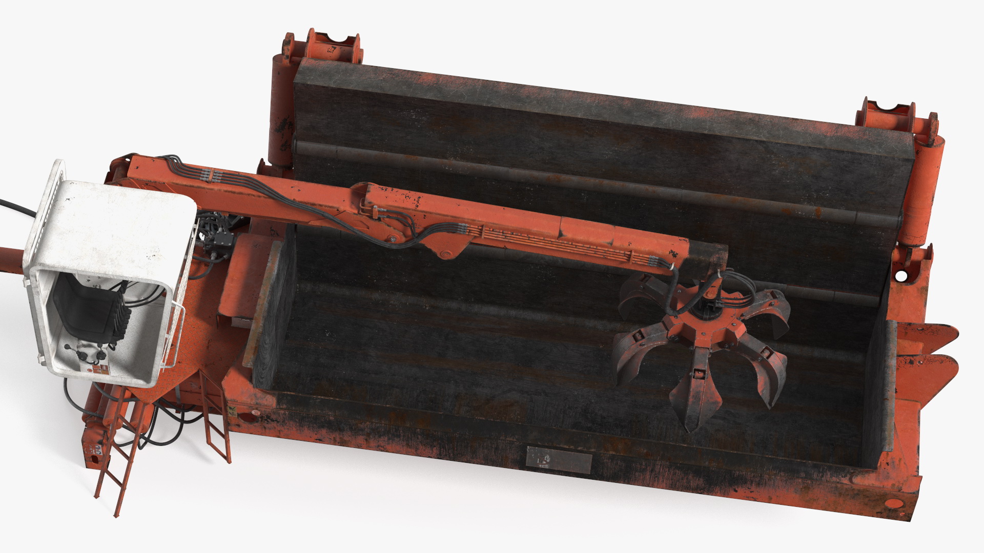 Portable Metal Baler Old 3D model