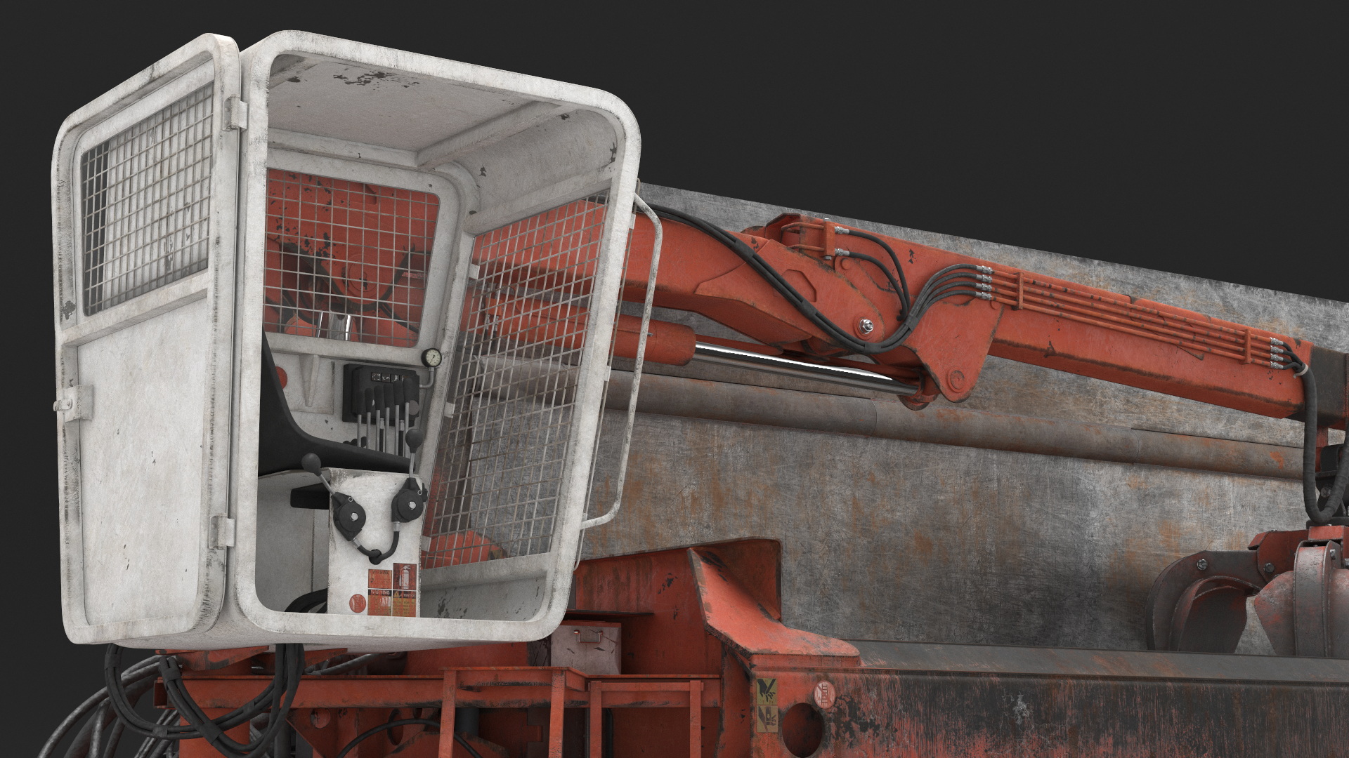 Portable Metal Baler Old 3D model