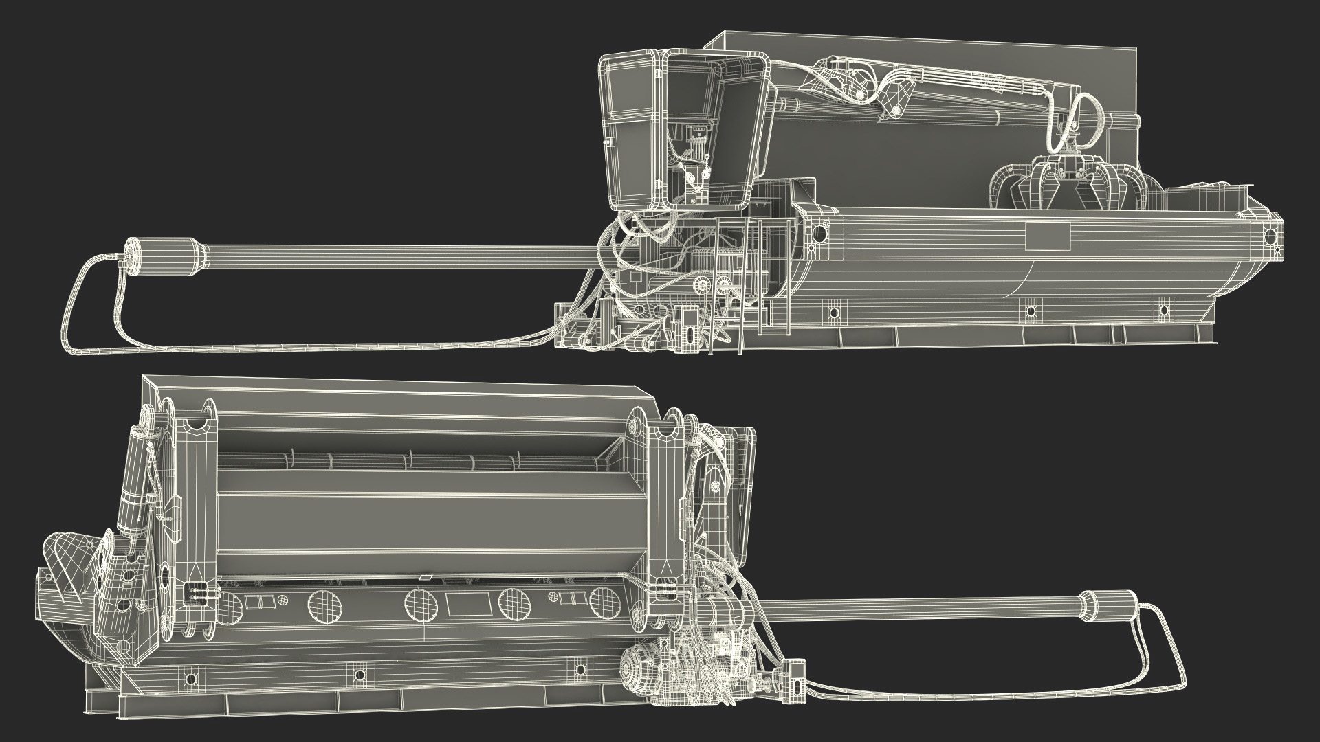 Portable Metal Baler Old 3D model