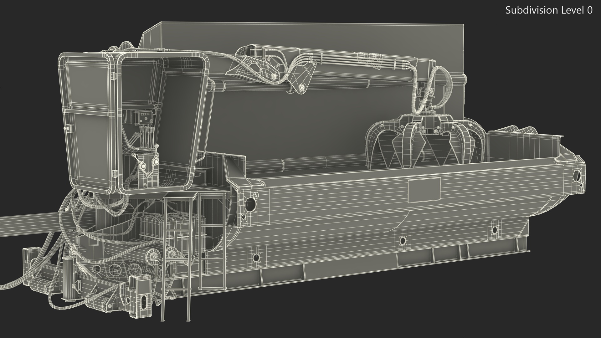 Portable Metal Baler Old 3D model