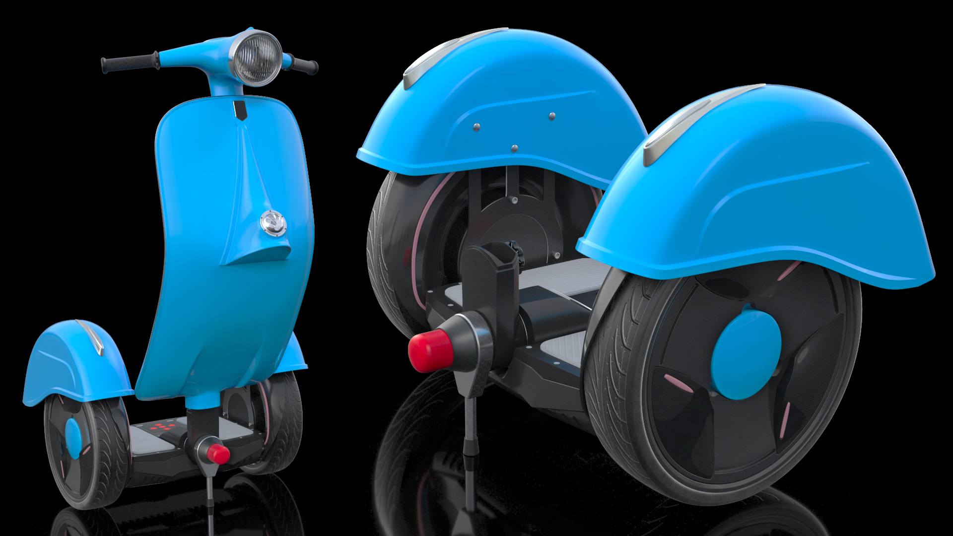 3D model Standup Scooter