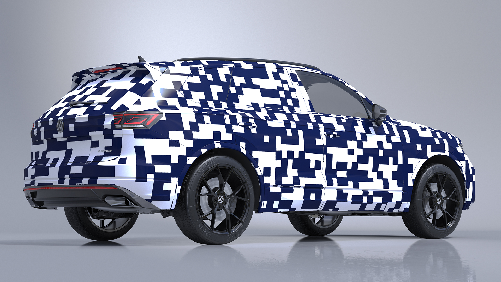 3D Volkswagen Touareg 2024 QR