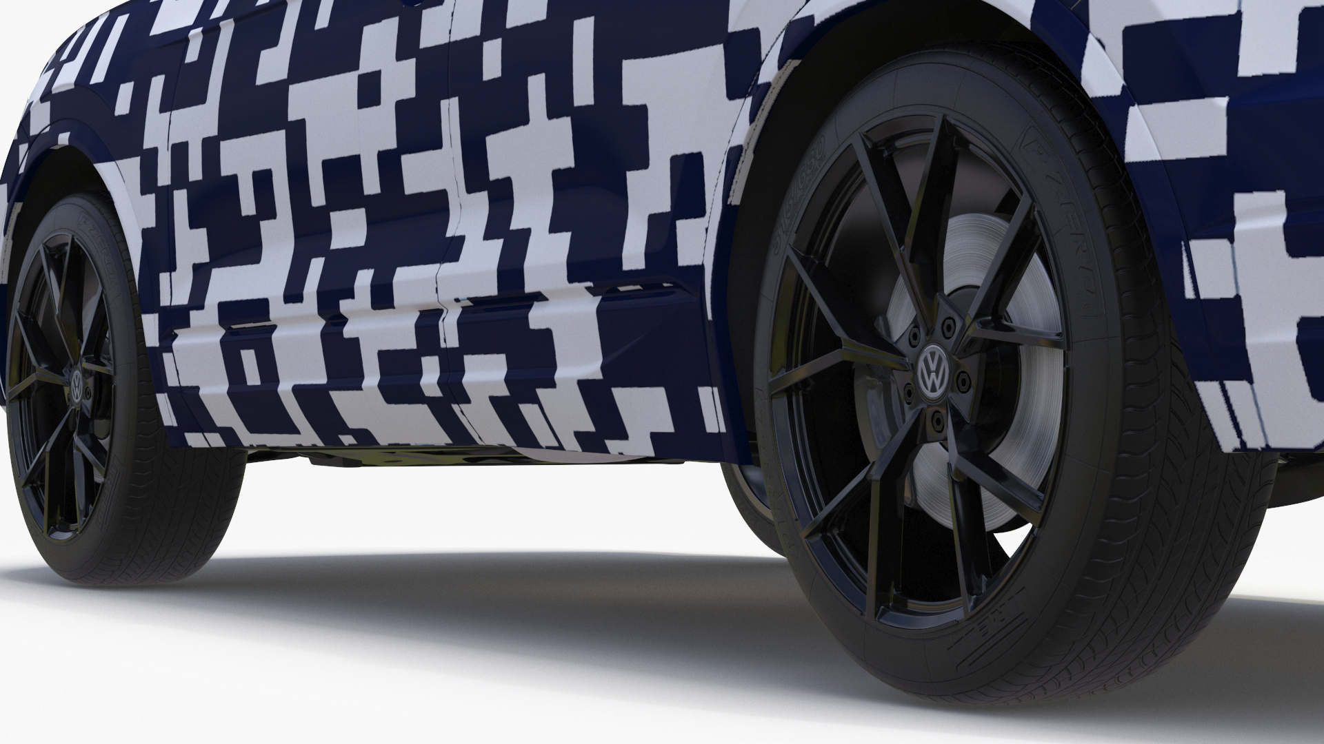 3D Volkswagen Touareg 2024 QR