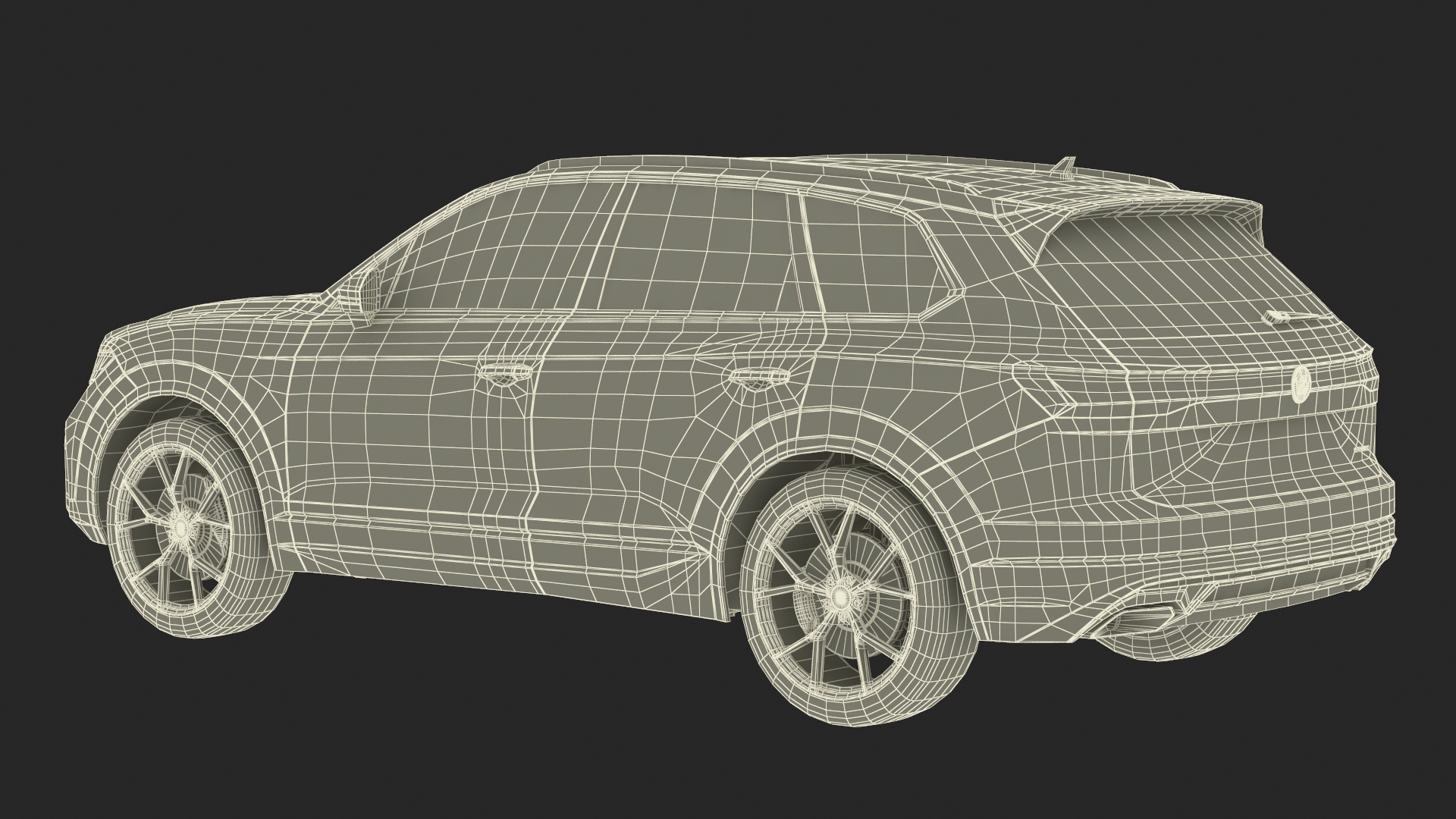 3D Volkswagen Touareg 2024 QR