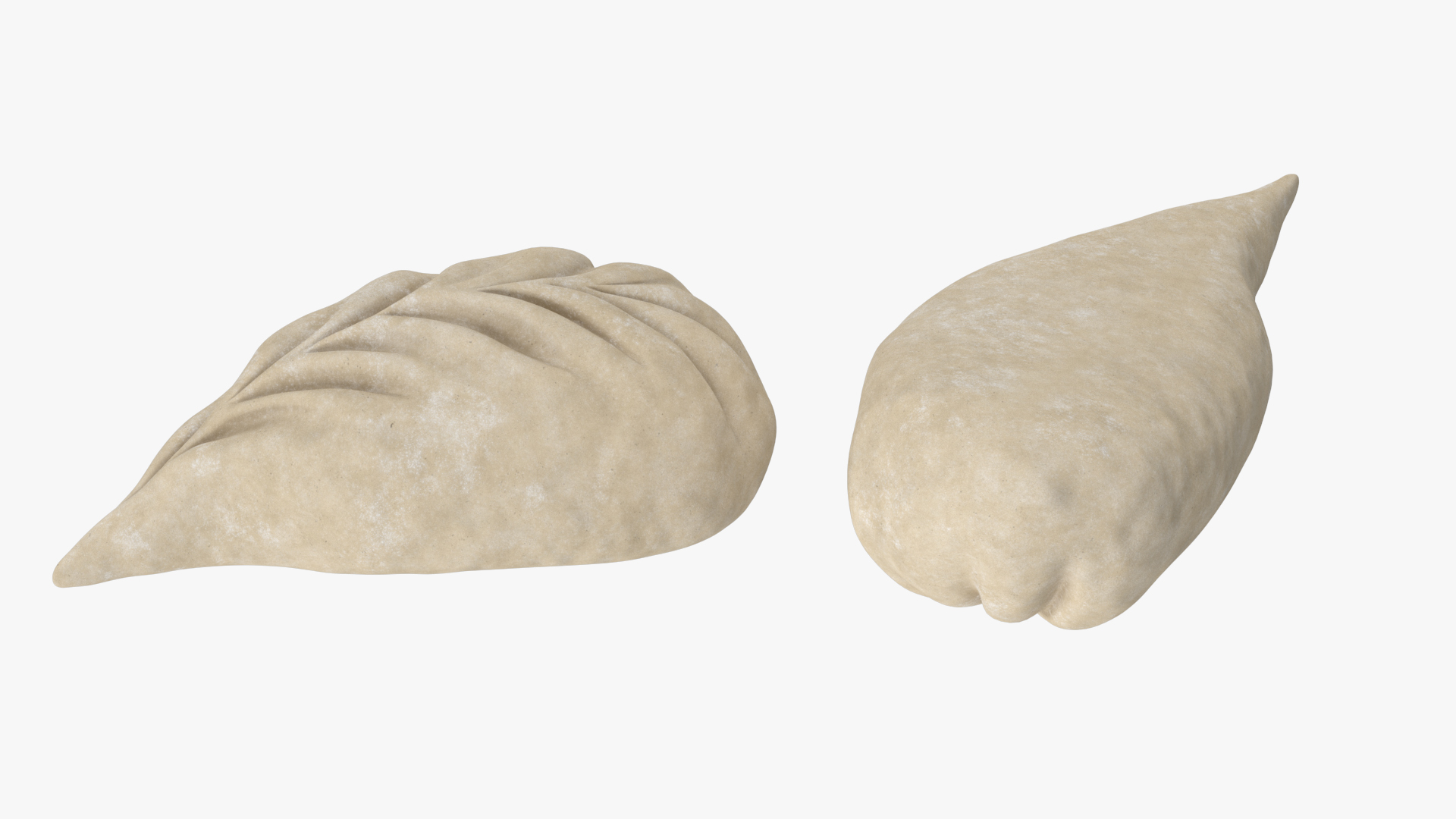 Leaf Shaped Dumpling Raw 3D model