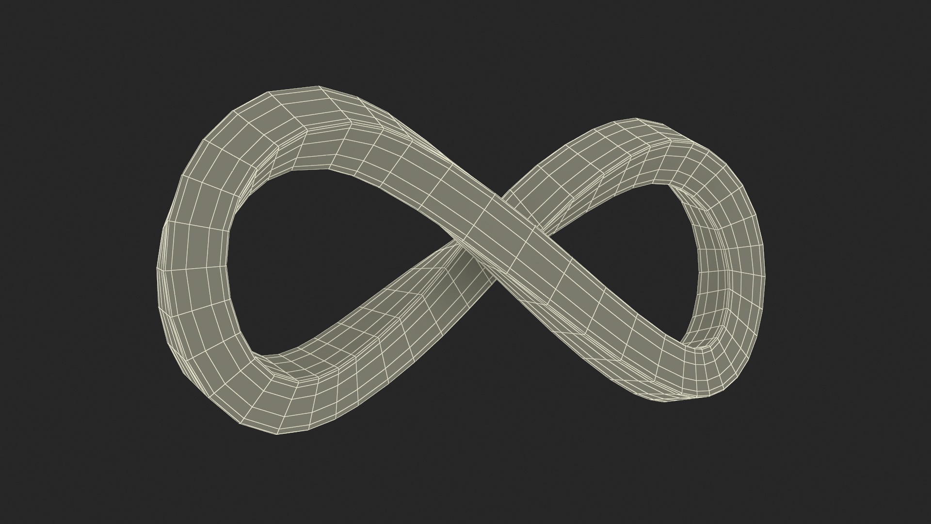 3D Eternity Loop Blue model