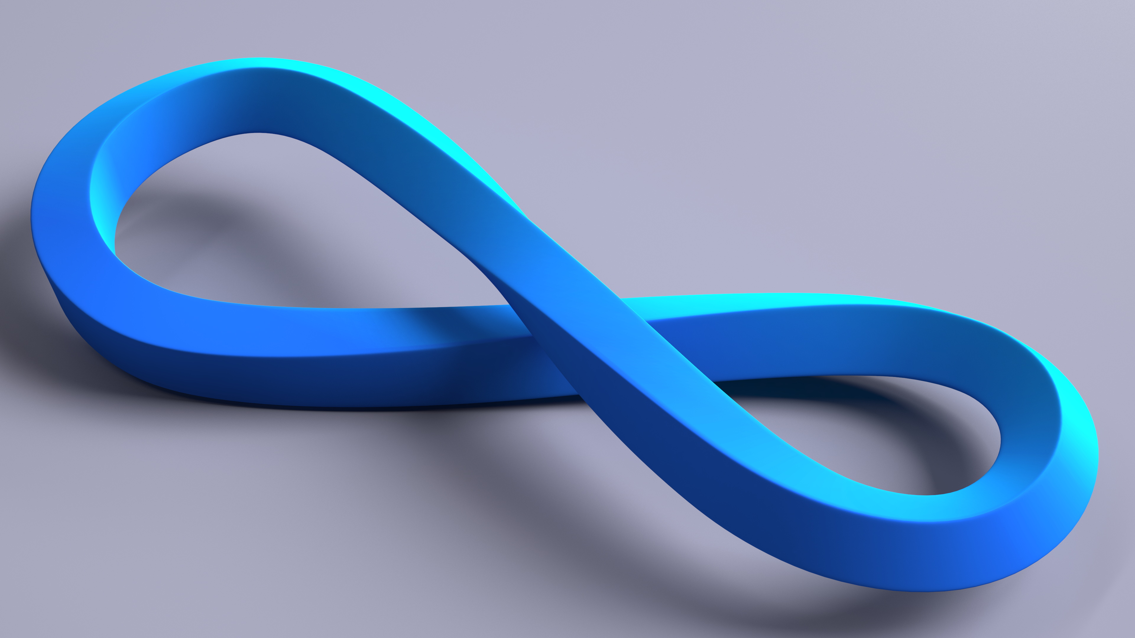 3D Eternity Loop Blue model