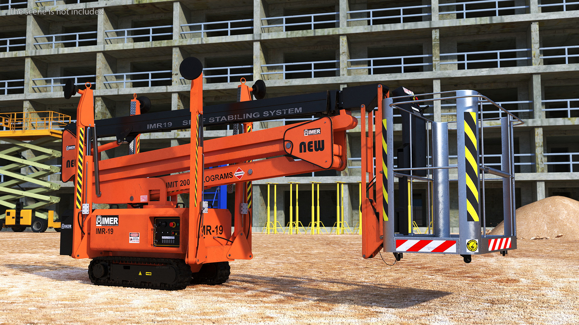 3D model Imer Self Stabilizing Scissor Lift IMR19