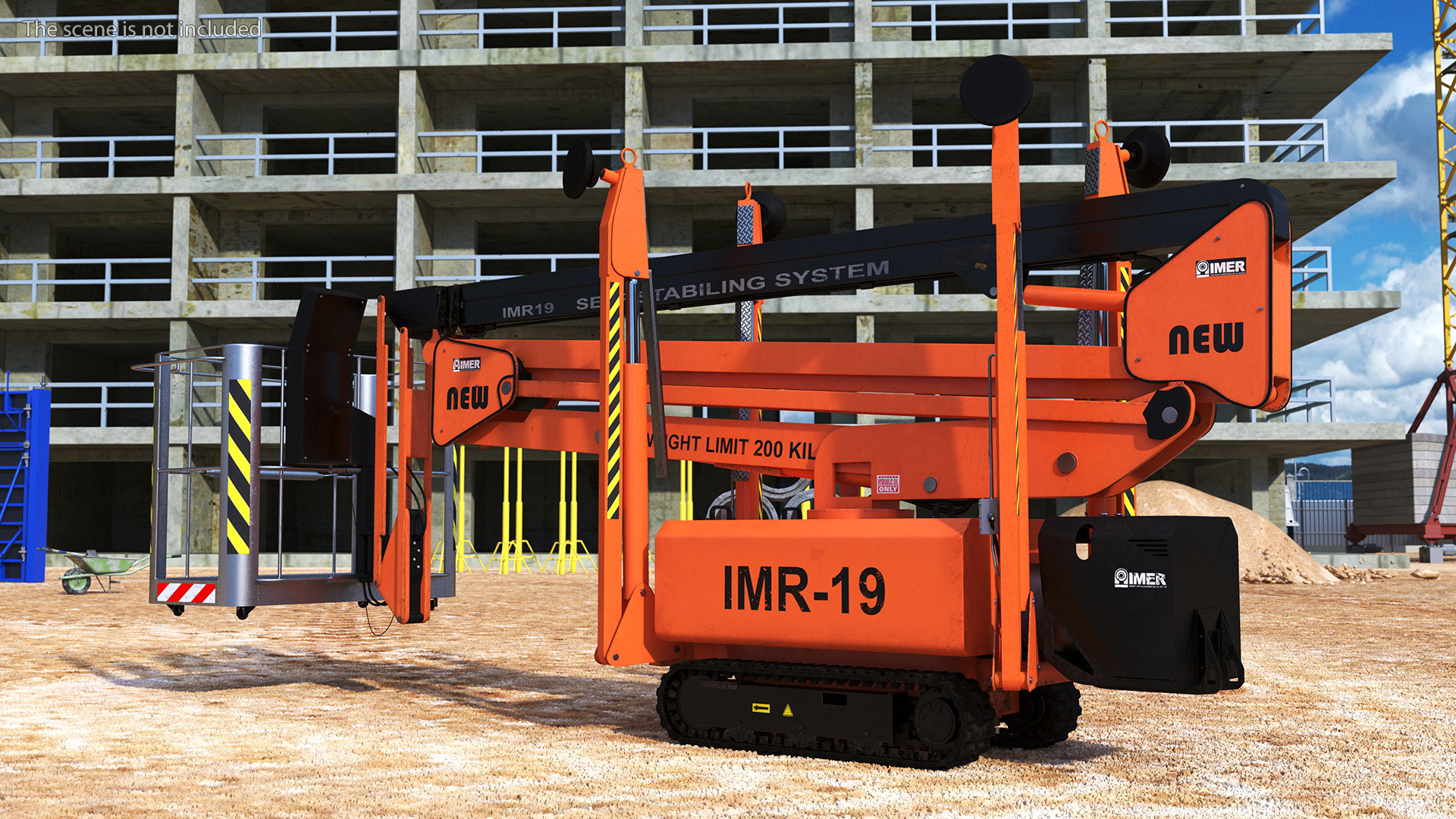 3D model Imer Self Stabilizing Scissor Lift IMR19