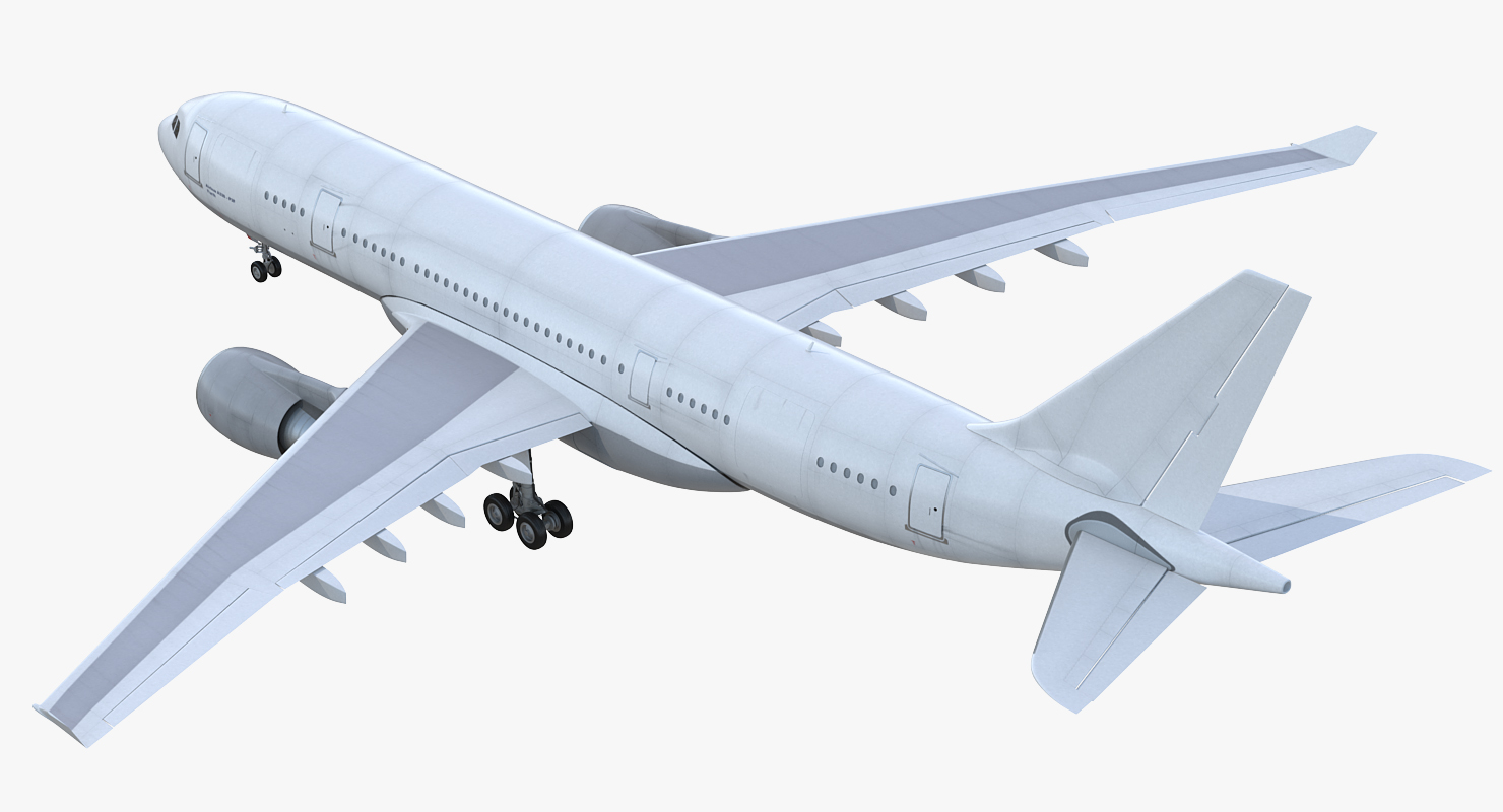 3D Airbus A330 P2F Generic model