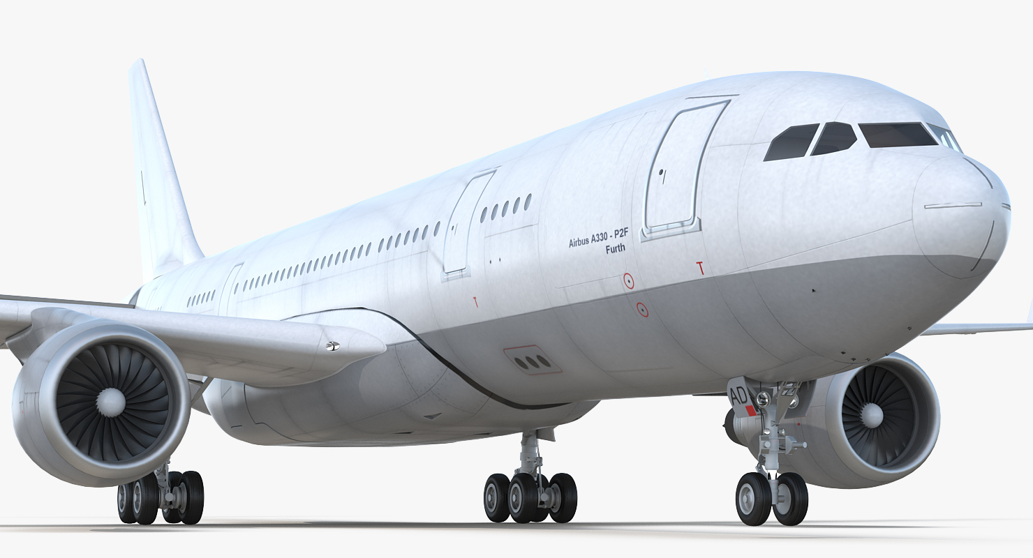 3D Airbus A330 P2F Generic model