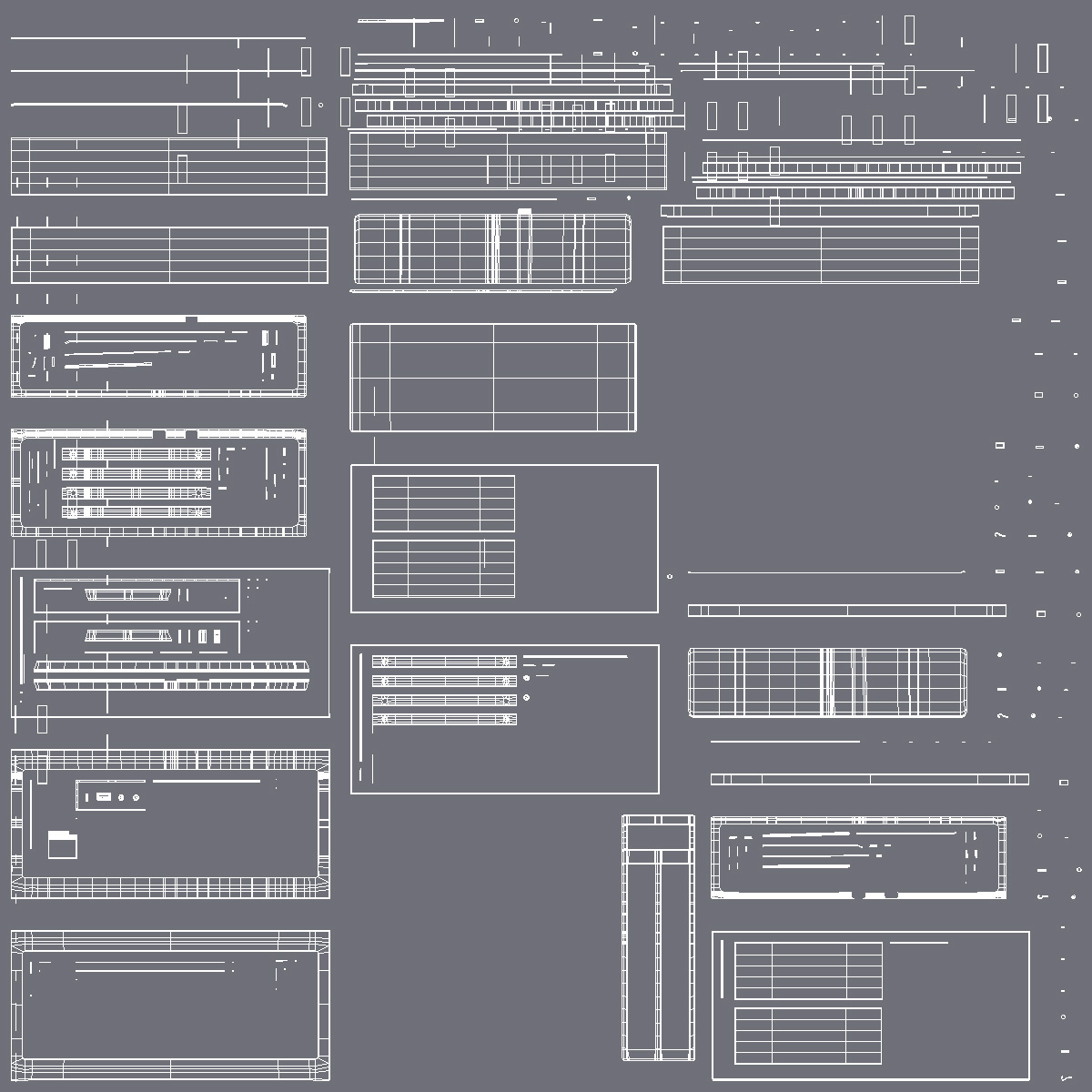 3D model Electrical Panel Fuse Box