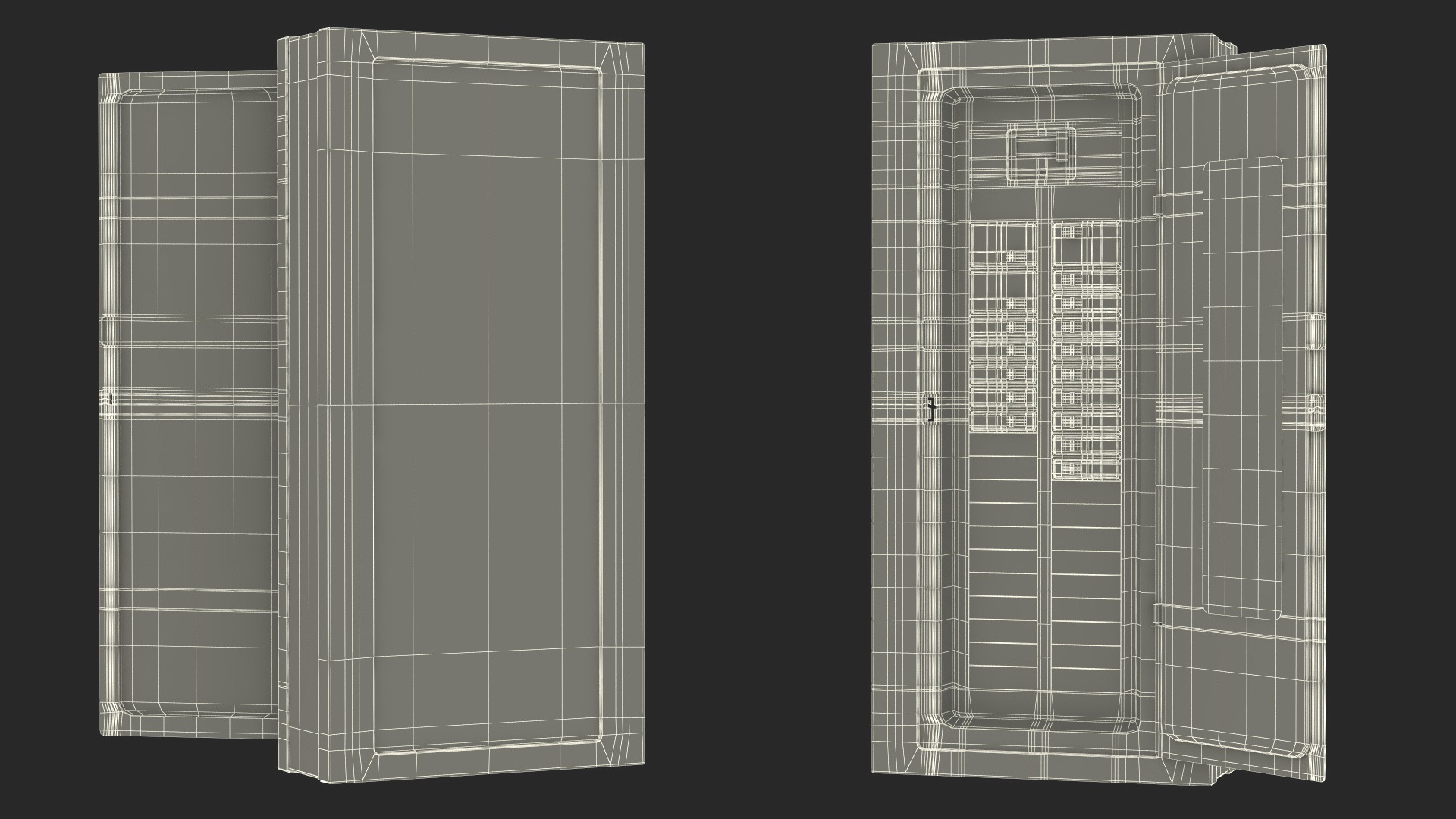 3D model Electrical Panel Fuse Box