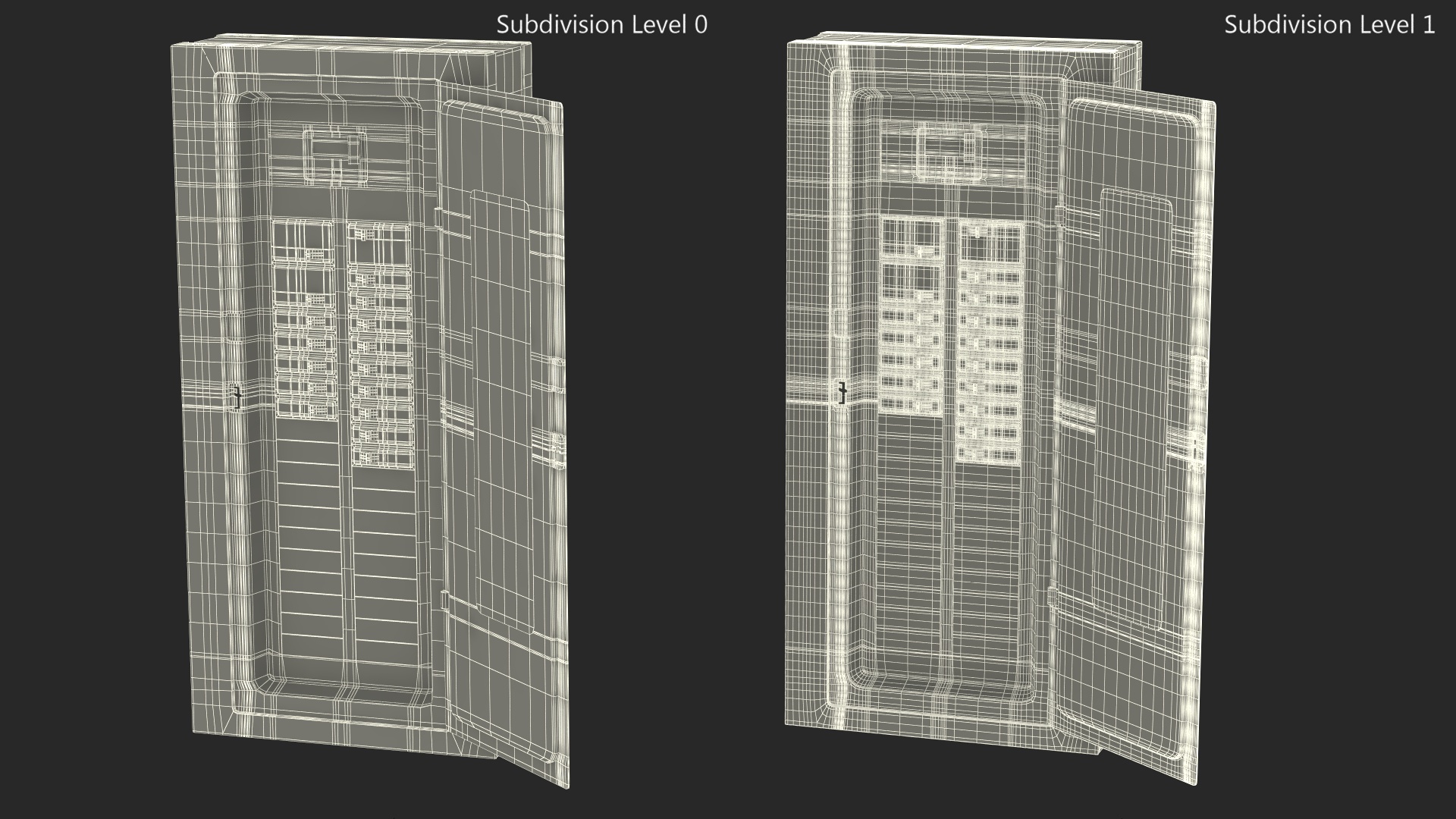 3D model Electrical Panel Fuse Box