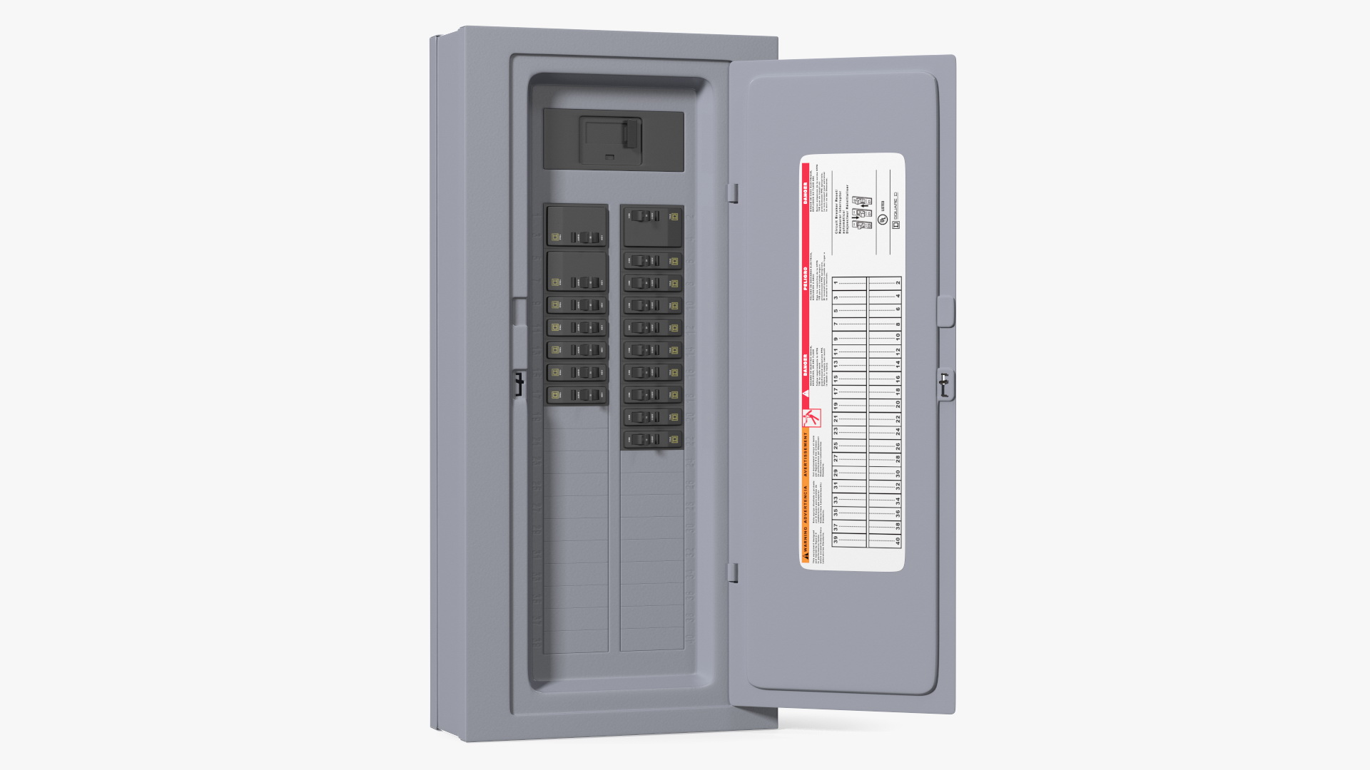 3D model Electrical Panel Fuse Box