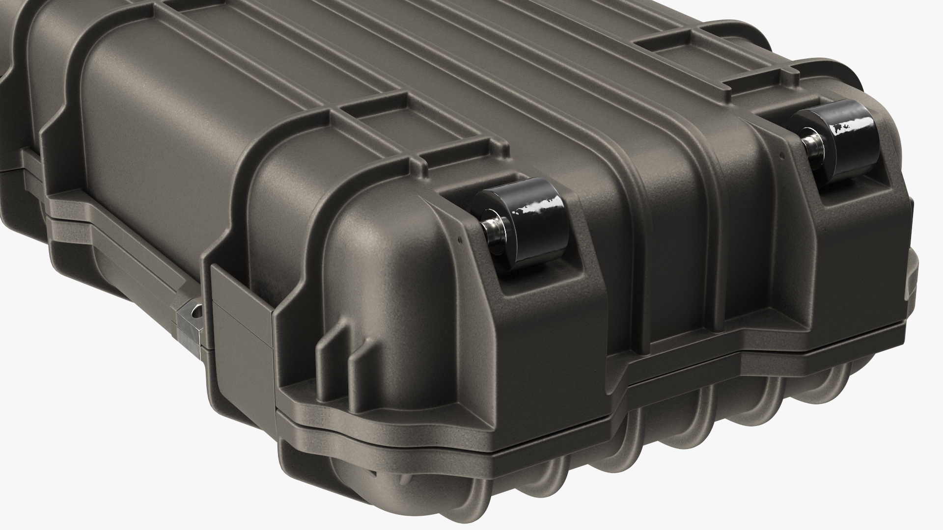 Open Waterproof Rifle Hard Case Black 3D