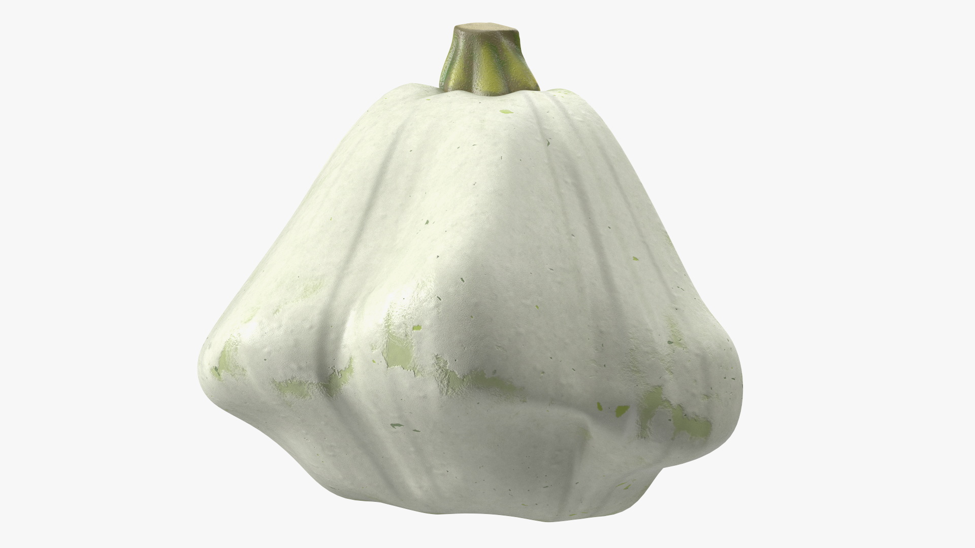 3D Bush Pumpkin Quarter White